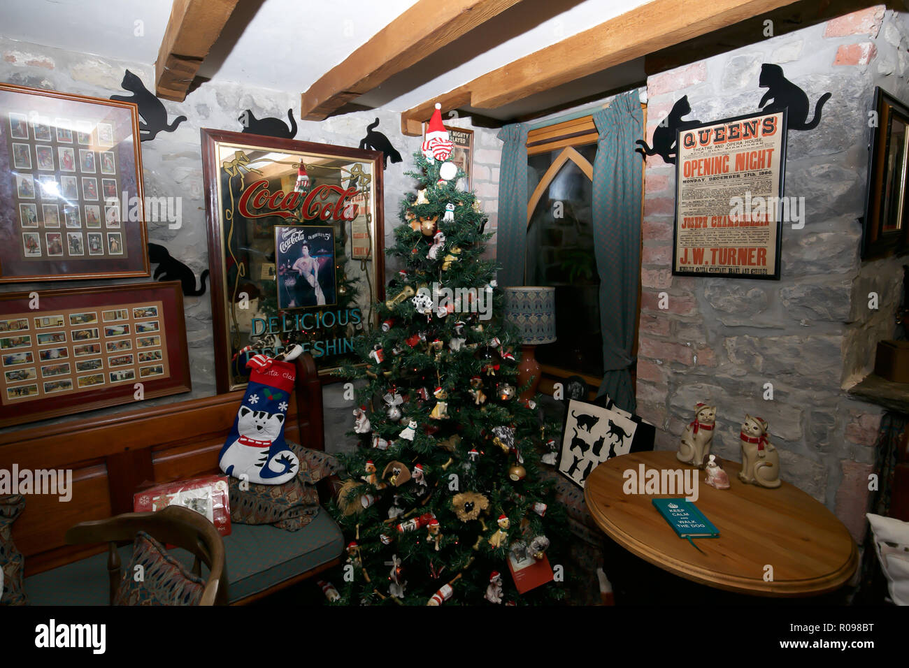 The cellars in The Hall at AbbeyCwmHir Stock Photo Alamy