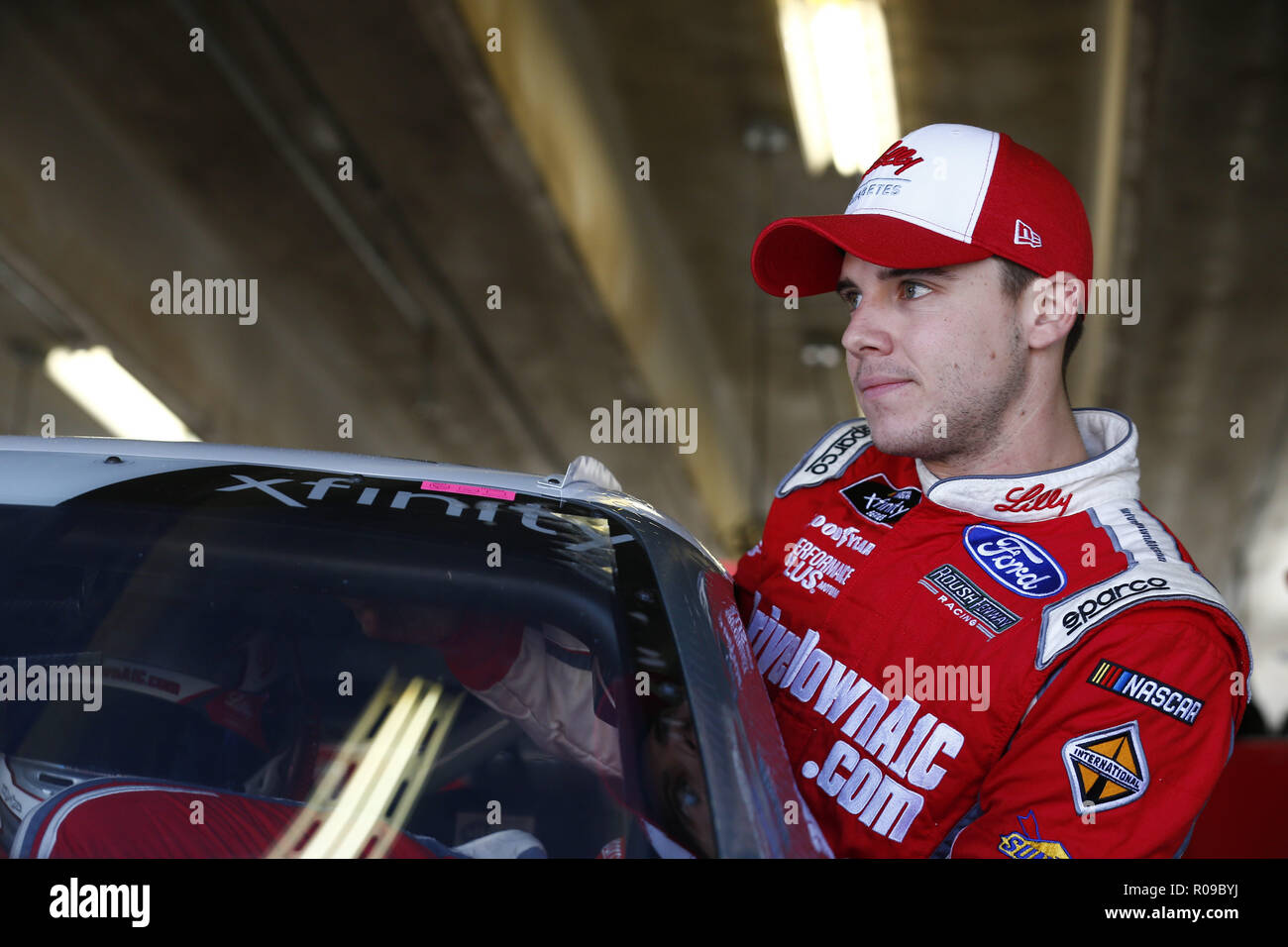 Ryan Reed 16 Ft. Worth, Texas, USA. 2nd Nov, 2018. Ryan Reed (16) hangs out in the ...