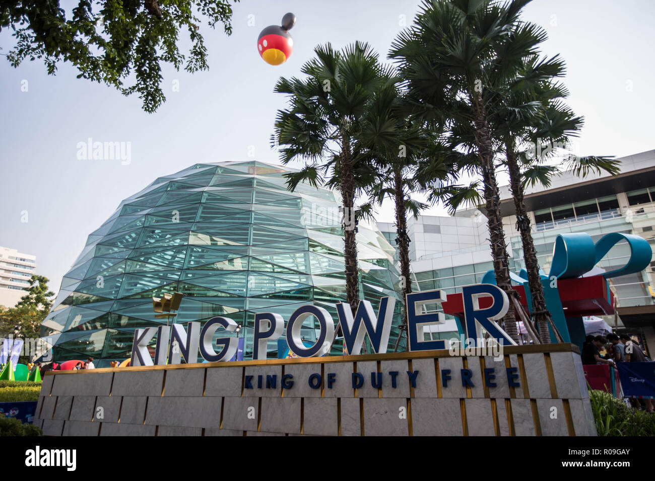 Bangkok, Thailand. 03rd Nov, 2018. A general view of the King Power logo at the King Power Headquarter in Central Bangkok.  Thai billionaire Vichai Srivaddhanaprabha, Chairman of King Power died in a helicopter crash among four other people in the Premier League side's stadium car park on October 27, 2018 in Leicester City in the United Kingdom. Credit: SOPA Images Limited/Alamy Live News Stock Photo