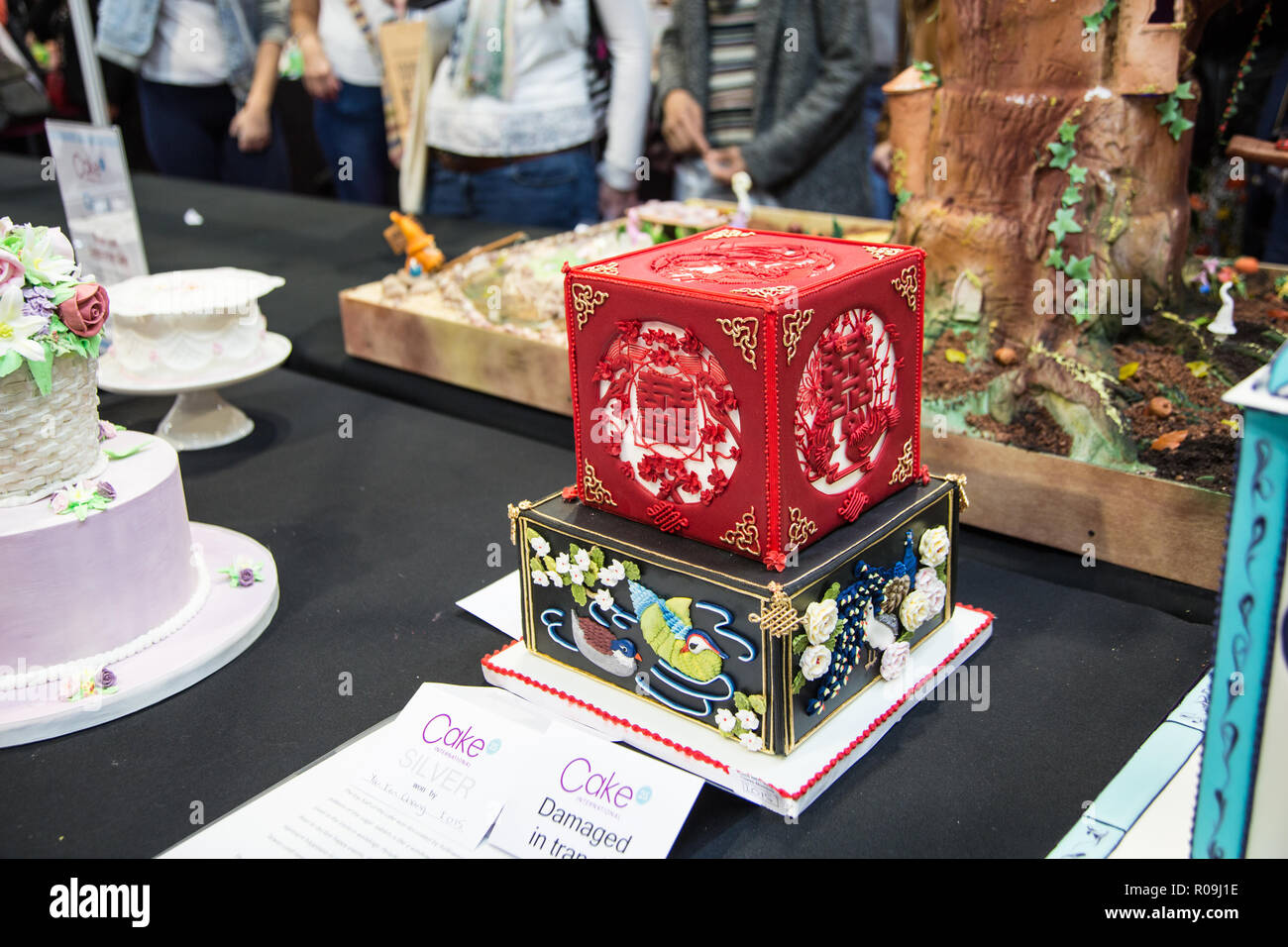 Birmingham, UK. 3rd Nov, 2018. Cake International at the NEC In Birmingham where people can come and see cakes from amatuer to proffesional cake makers and can buy all their cake needs Credit: steven roe/Alamy Live News Stock Photo