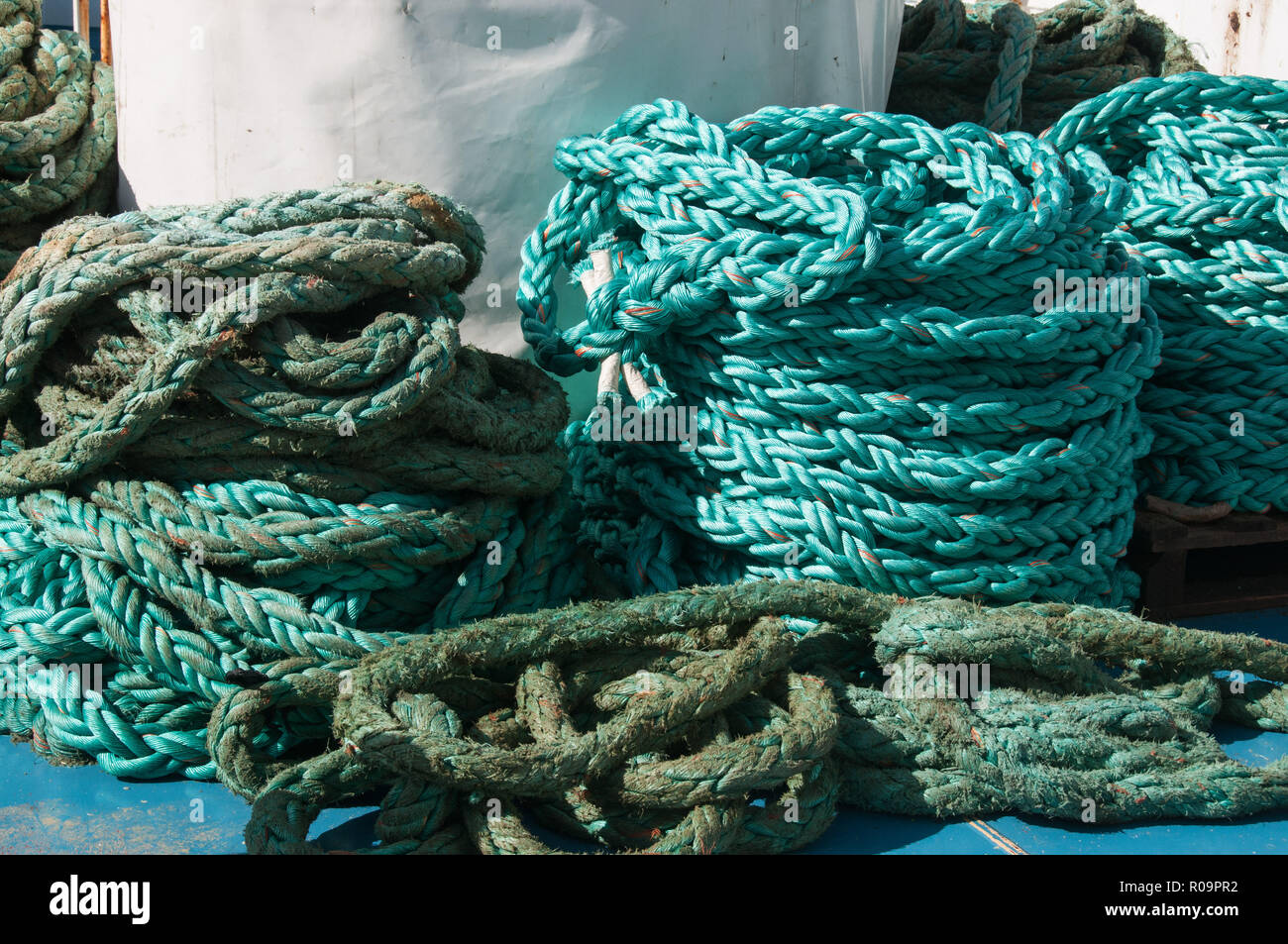 Around Malta - Coils of Rope - Abstract Stock Photo