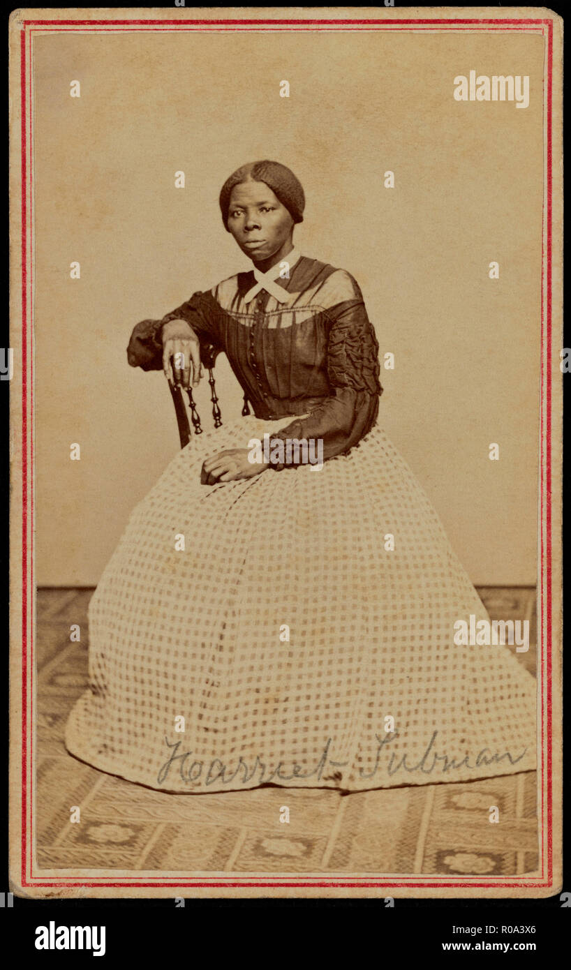 Portrait of Harriet Tubman (18201913), American Abolitionist, by