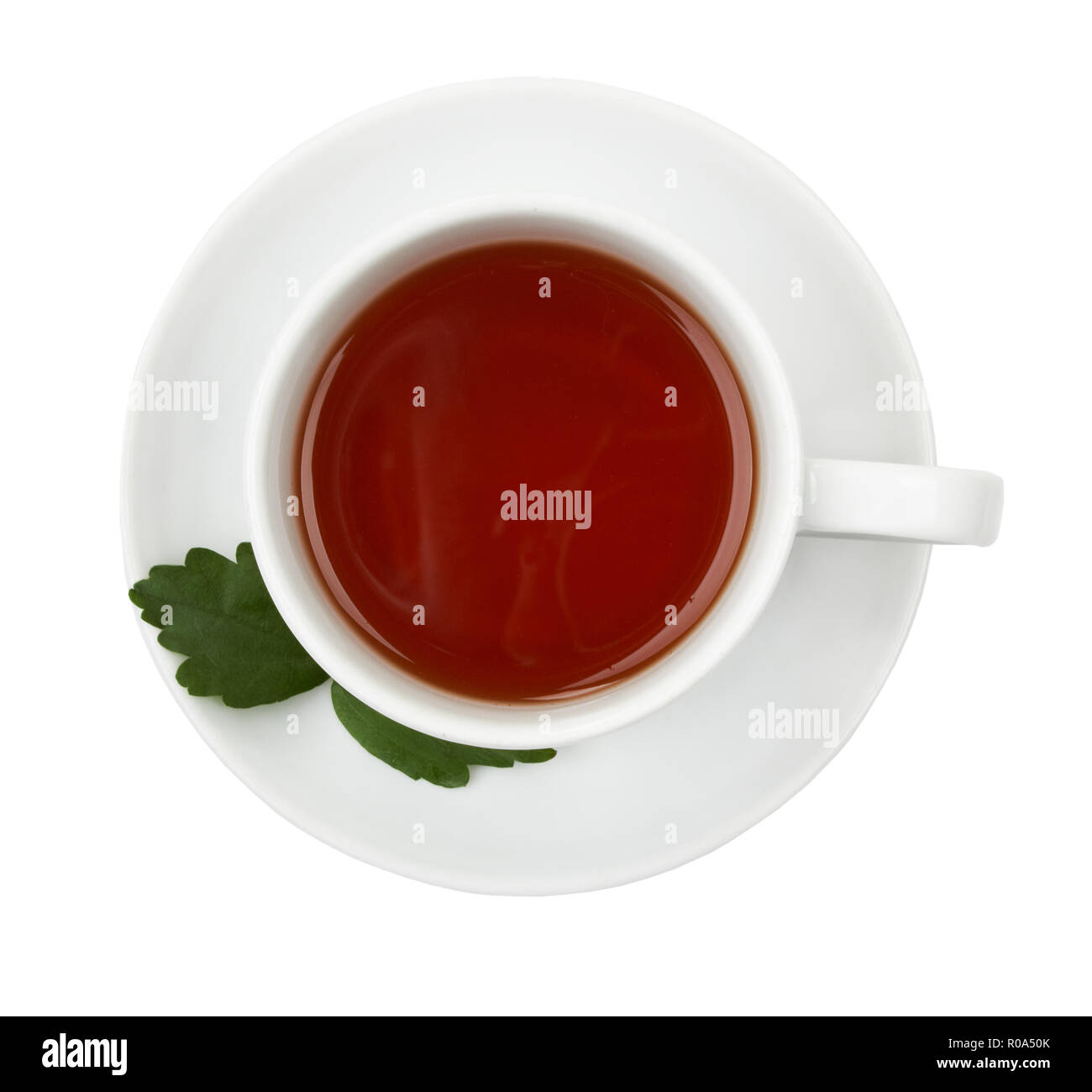 Cup of black tea. Isolated on white background Stock Photo Alamy