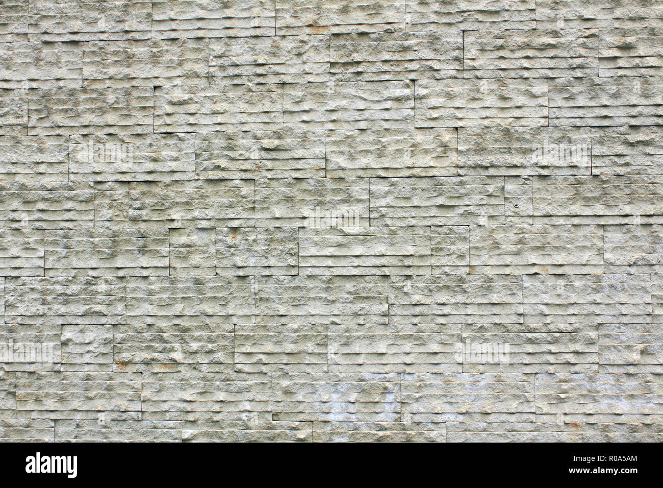High resolution cream brick wall texture Stock Photo