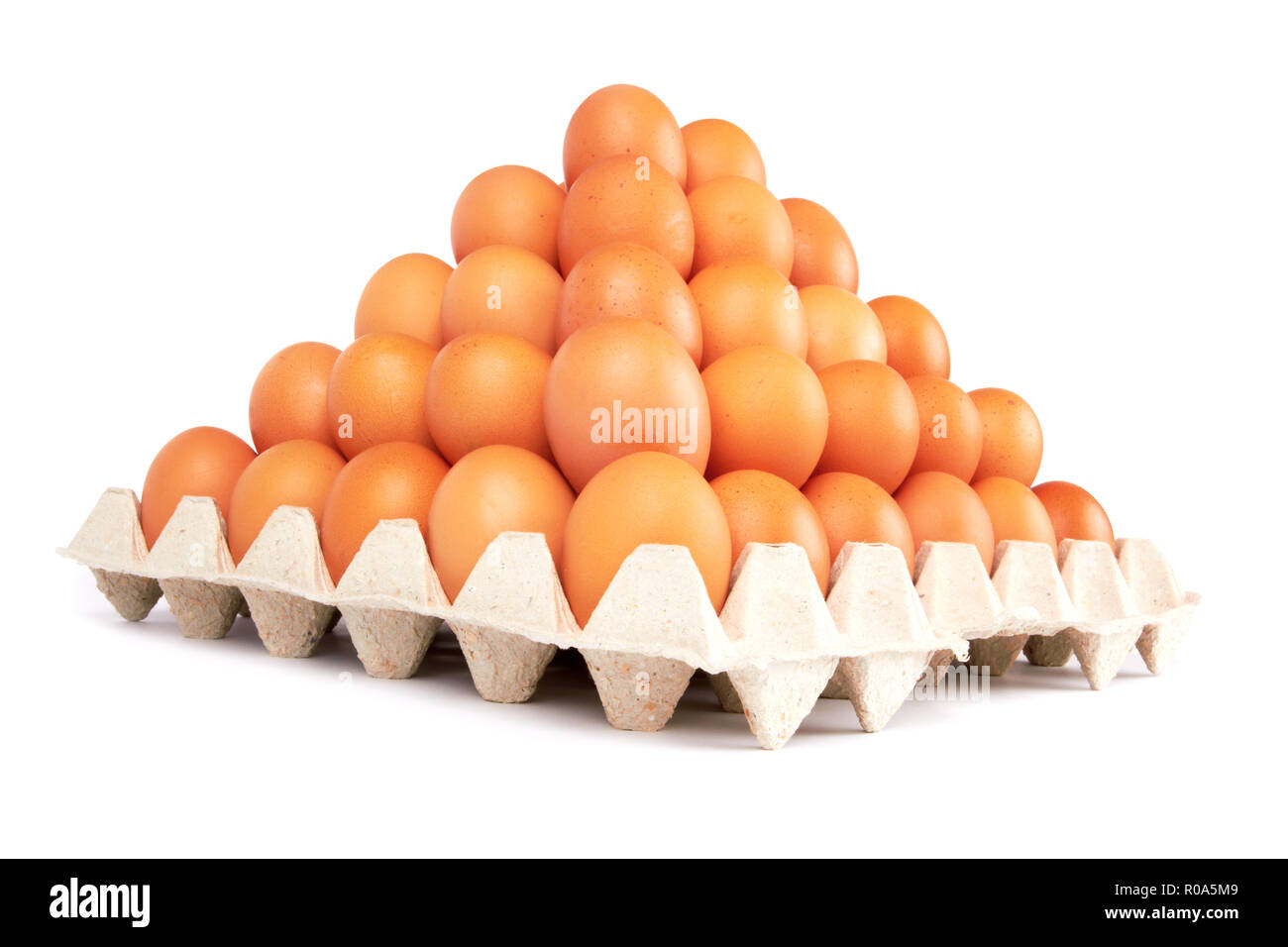 Group of fresh eggs in pater tray Stock Photo Alamy