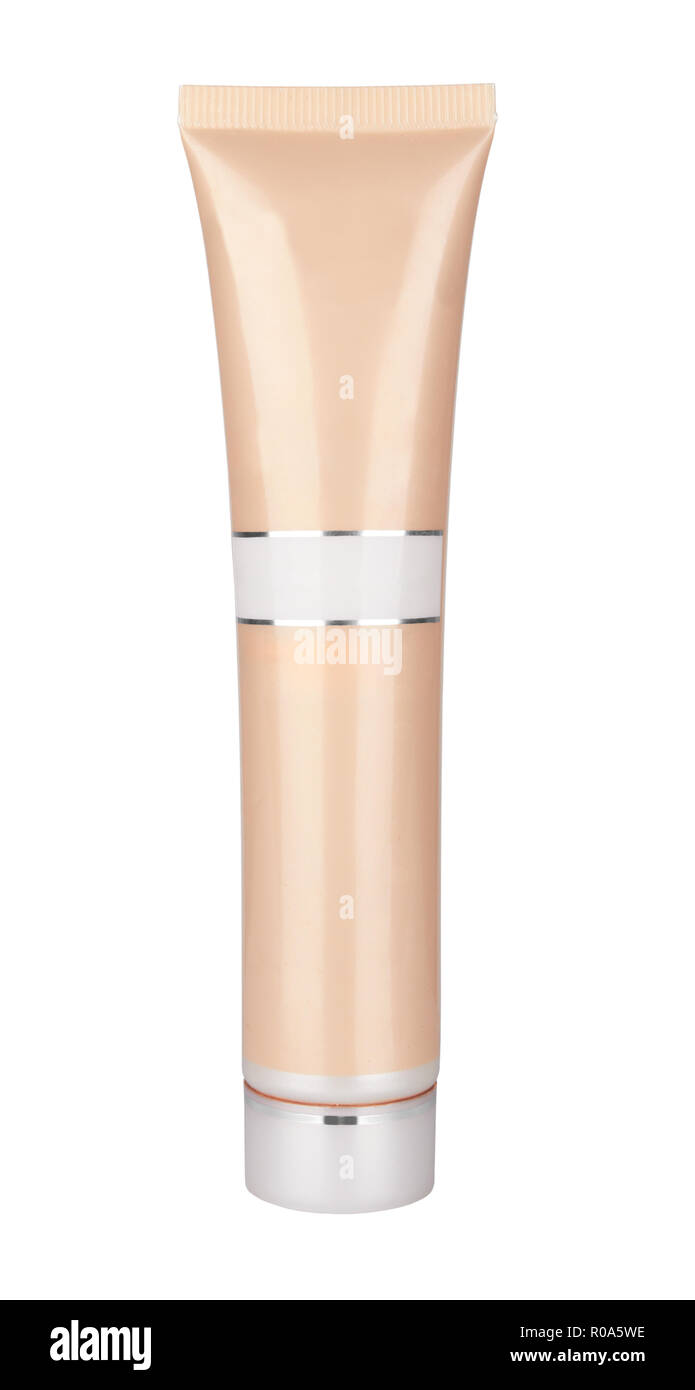 Cosmetics tube isolated on a white background Stock Photo - Alamy