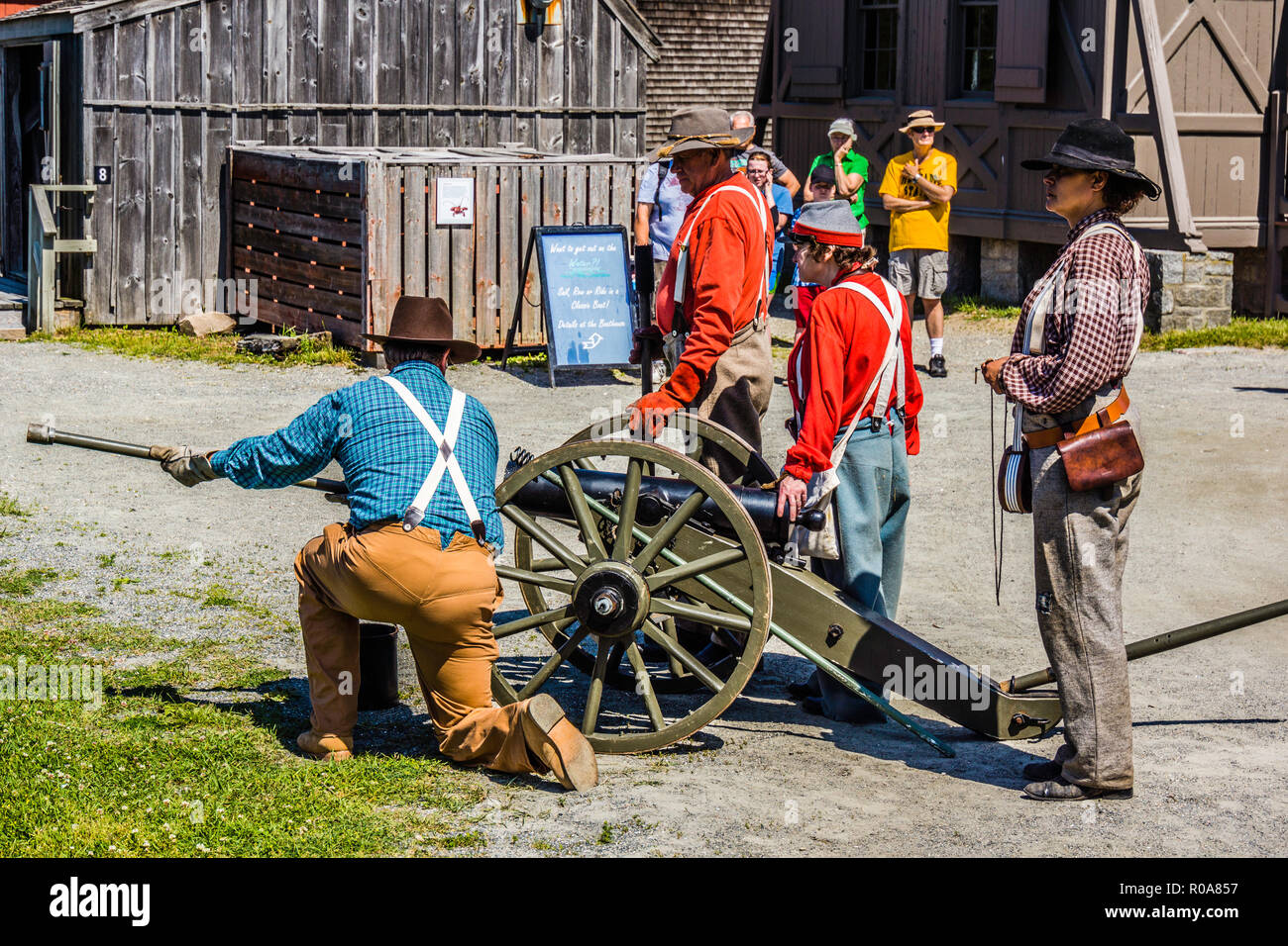 Civil War Naval Encampment Mystic Seaport Mystic, Connecticut, USA