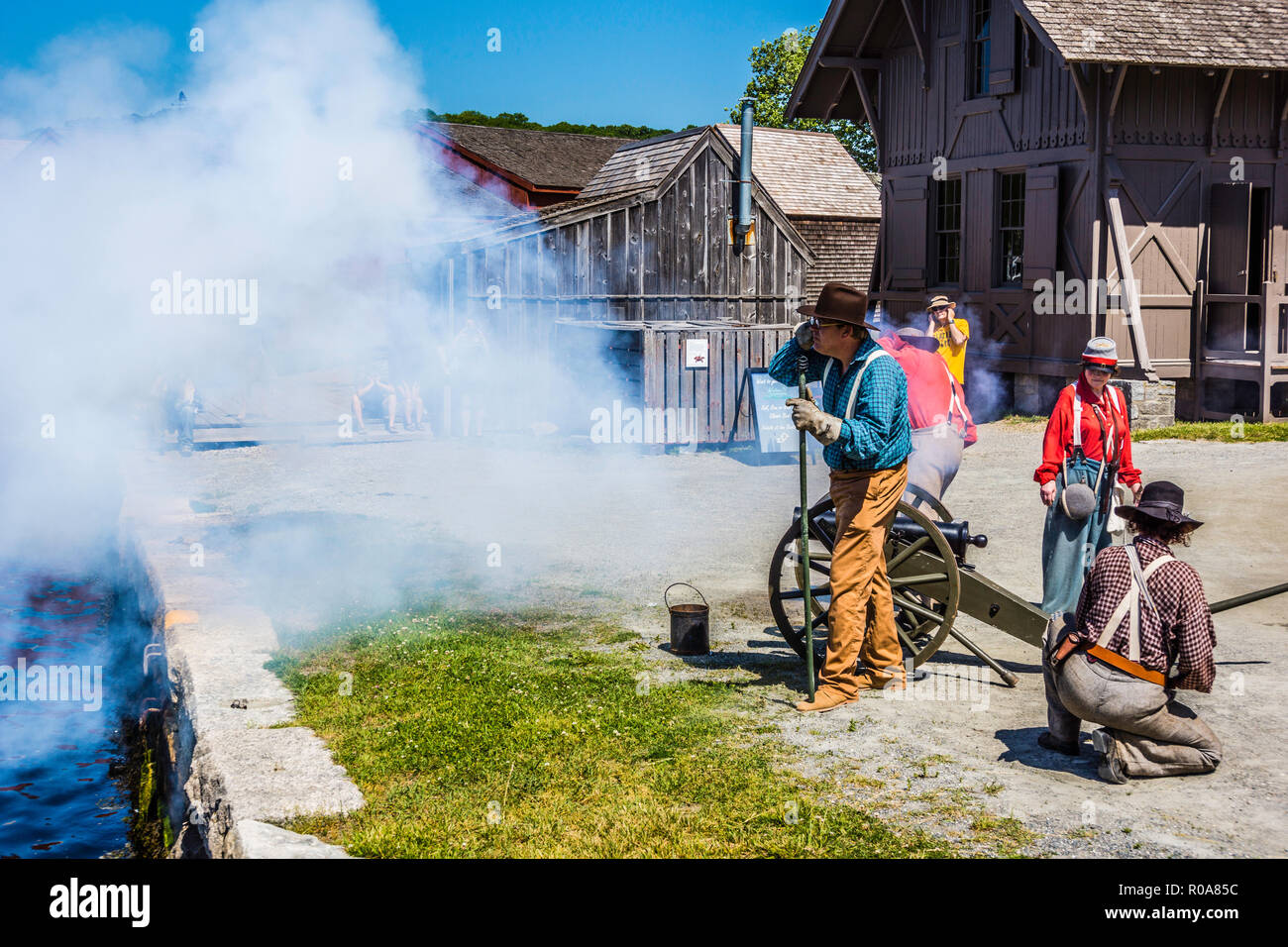 Civil War Naval Encampment Mystic Seaport Mystic, Connecticut, USA