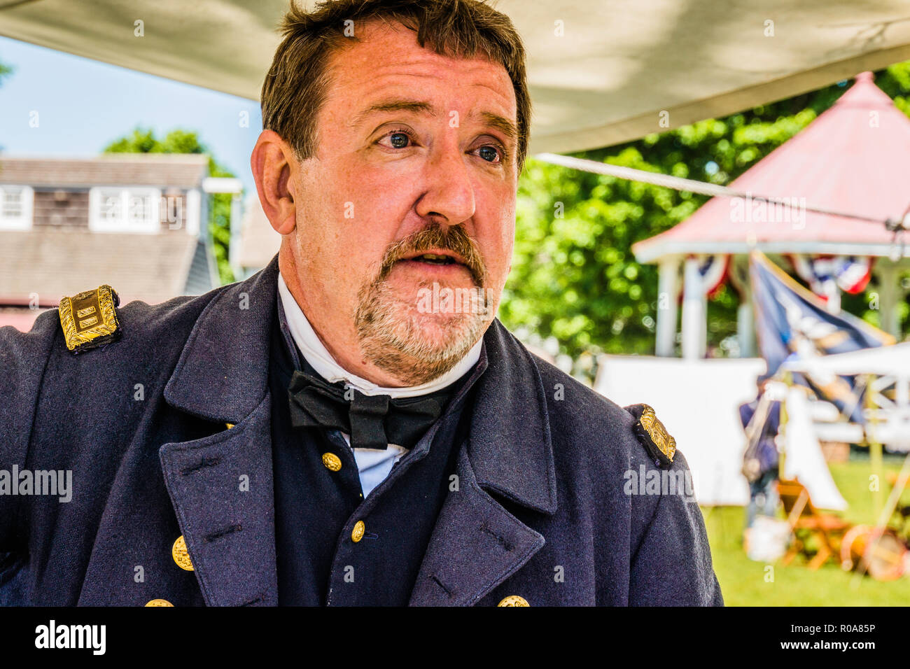 Civil War Naval Encampment Mystic Seaport Mystic, Connecticut, USA