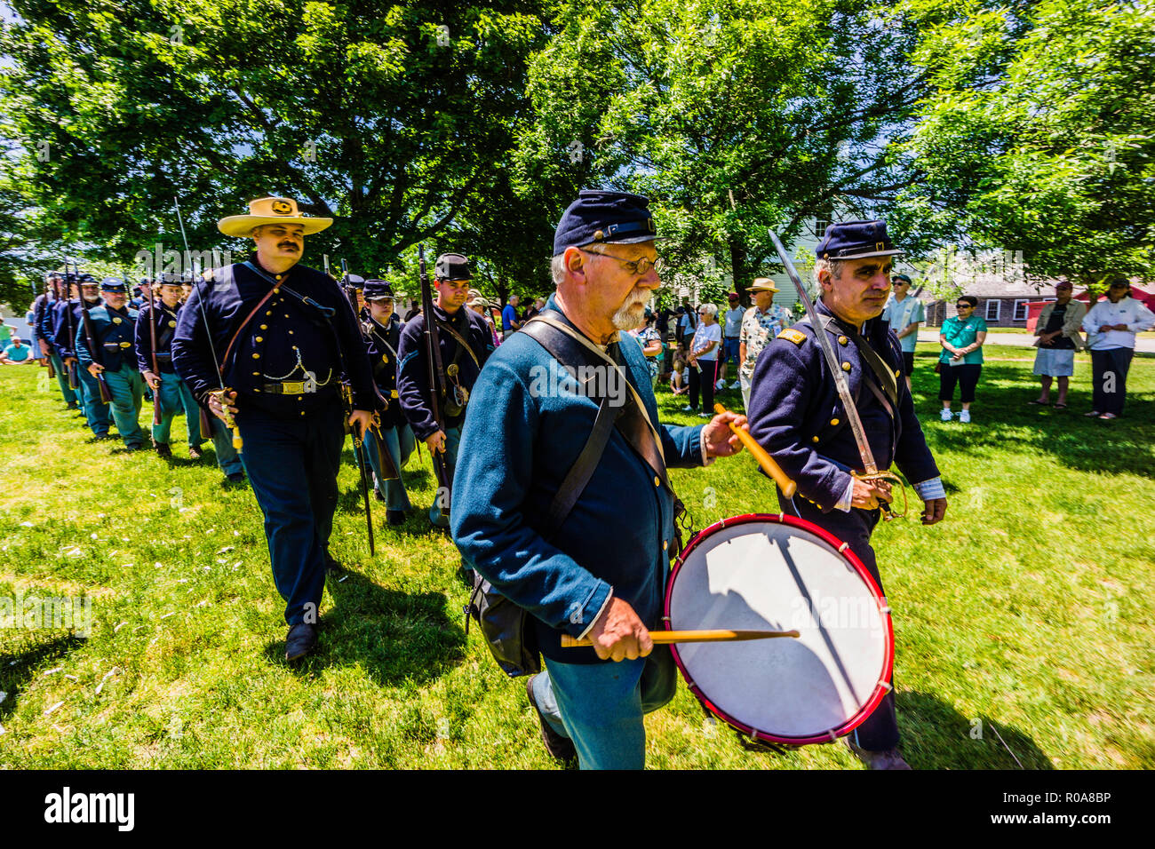Civil War Naval Encampment Mystic Seaport Mystic, Connecticut, USA