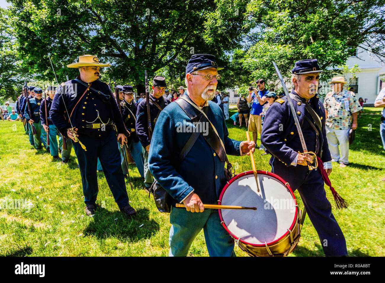 Civil War Naval Encampment Mystic Seaport Mystic, Connecticut, USA