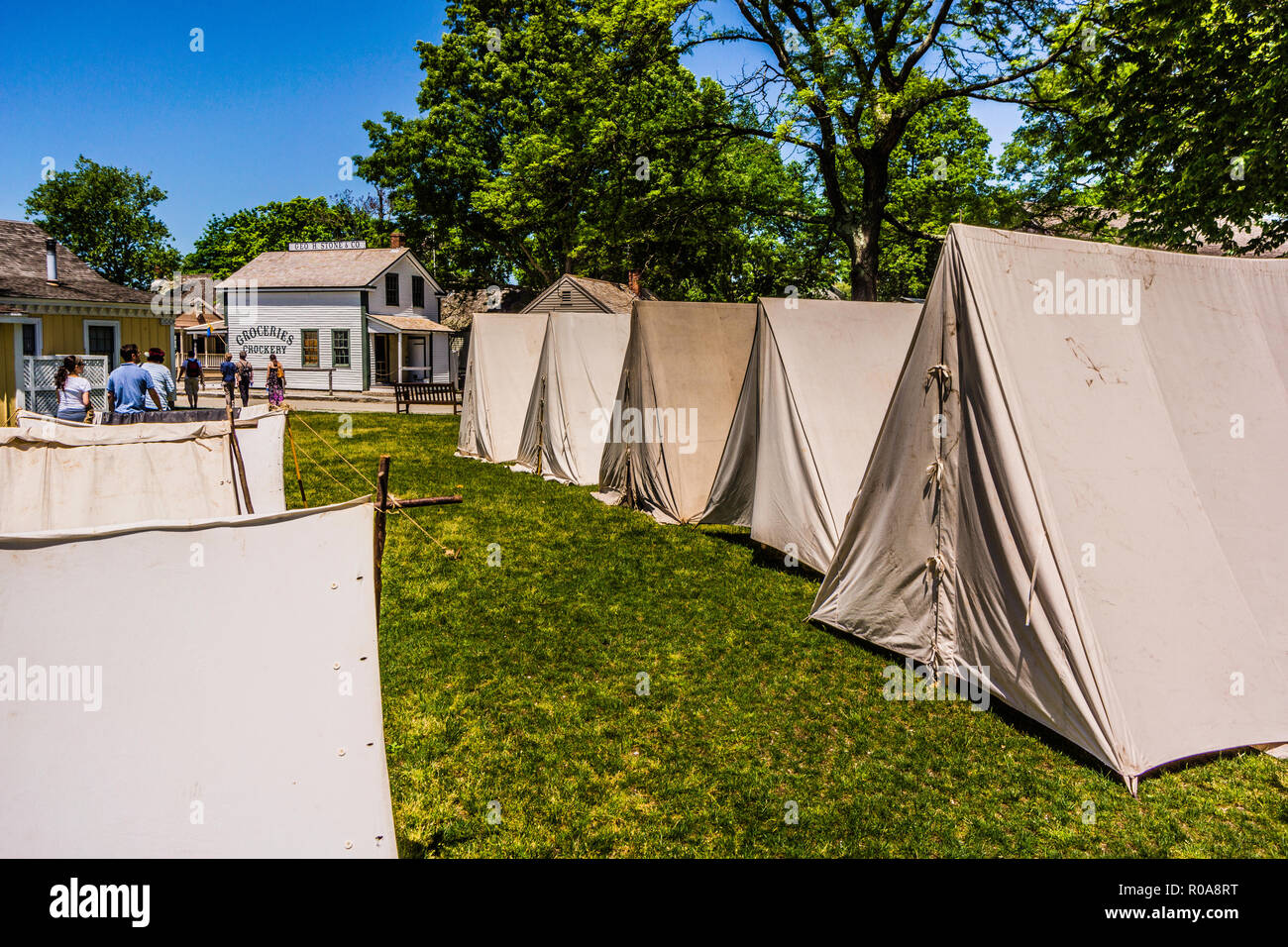 Civil War Naval Encampment Mystic Seaport Mystic, Connecticut, USA