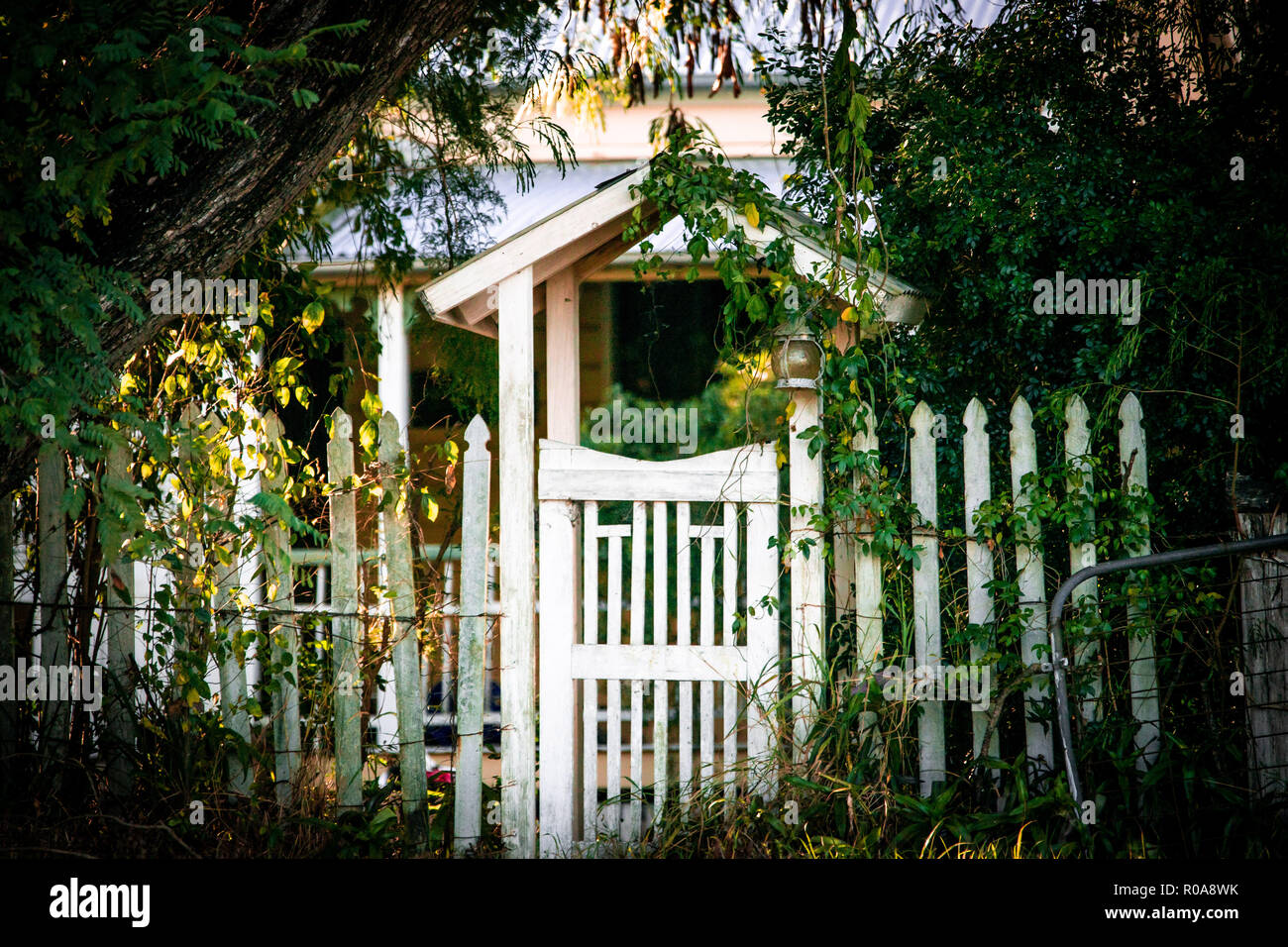 Entrance to an old farm house Stock Photo - Alamy