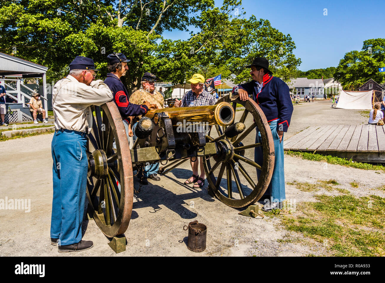 Civil War Naval Encampment Mystic Seaport Mystic, Connecticut, USA