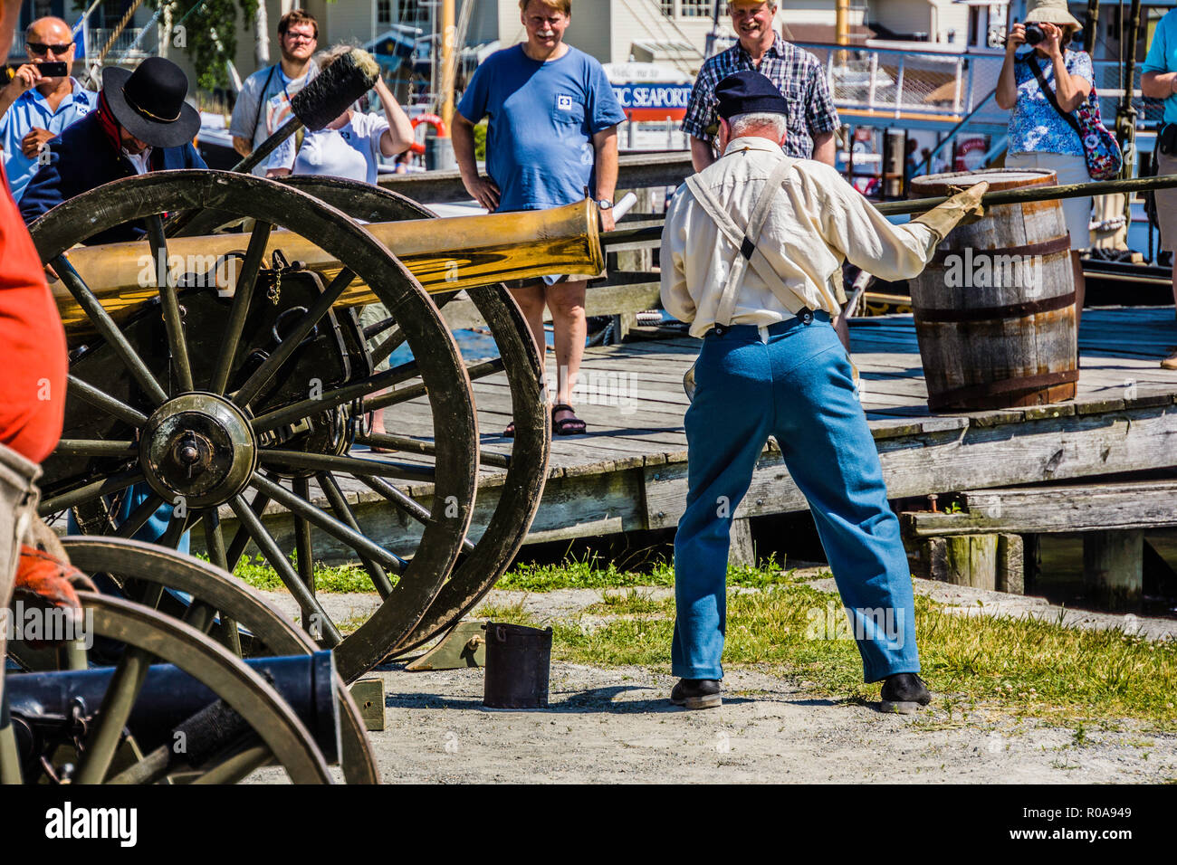 Civil War Naval Encampment Mystic Seaport Mystic, Connecticut, USA
