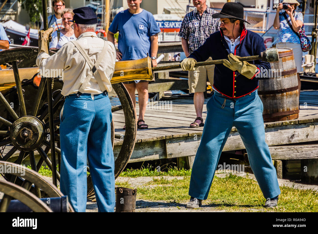 Civil War Naval Encampment Mystic Seaport Mystic, Connecticut, USA