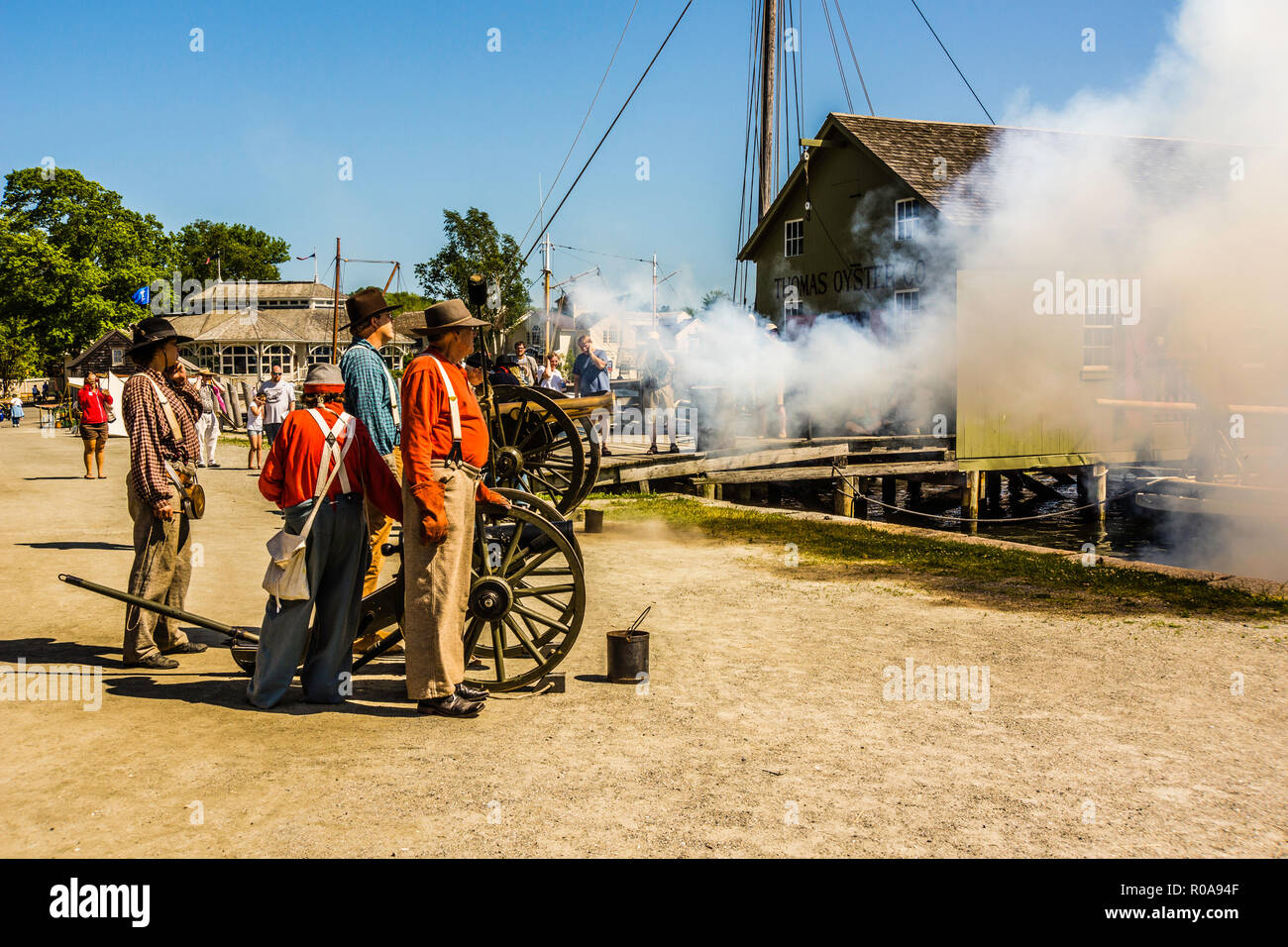 Civil War Naval Encampment Mystic Seaport Mystic, Connecticut, USA