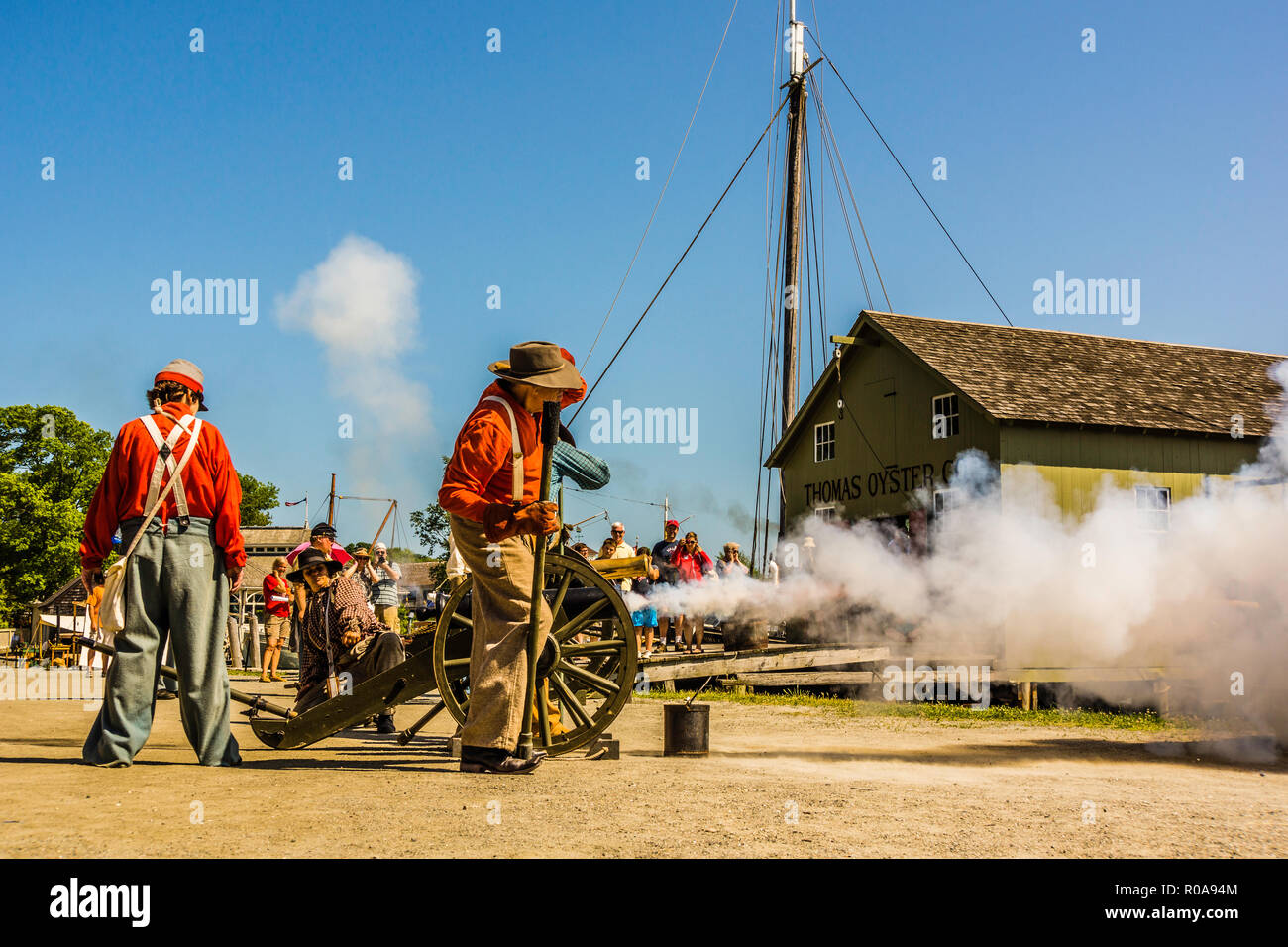 Civil War Naval Encampment Mystic Seaport Mystic, Connecticut, USA