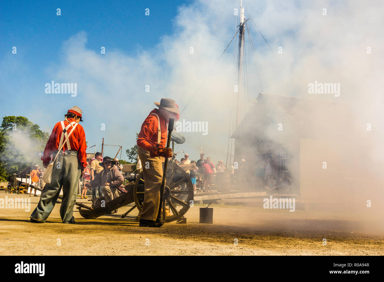 Civil War Naval Encampment Mystic Seaport Mystic, Connecticut, USA