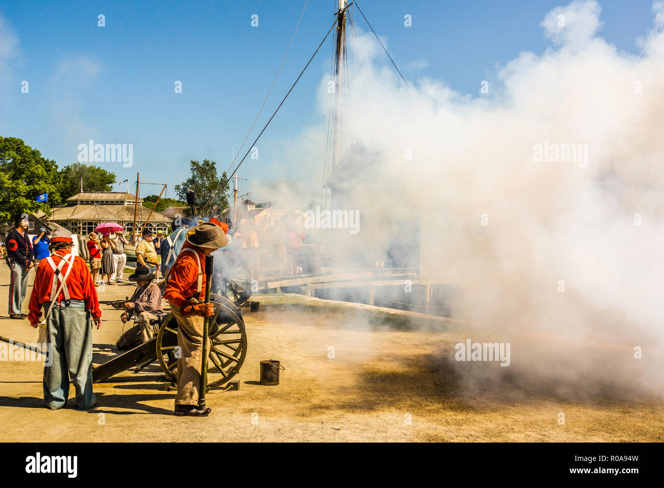 Civil War Naval Encampment Mystic Seaport Mystic, Connecticut, USA