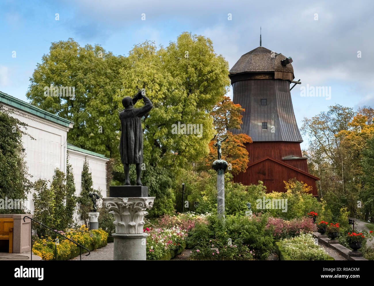Djurgarden, Stockholm, Sweden. Gardens and parkland part of former Prince Eugen’s home. Stock Photo