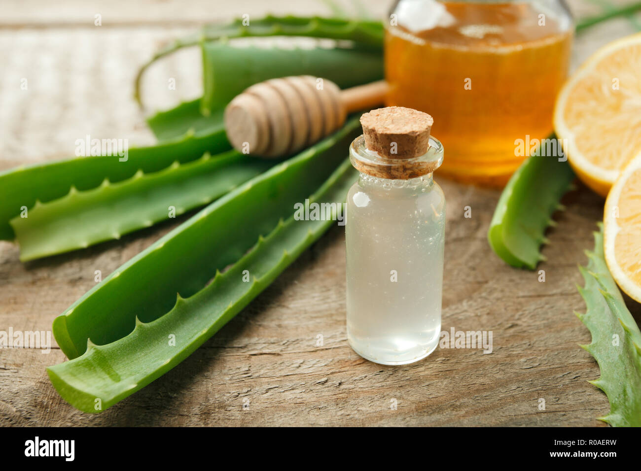 Aloe vera honey and lemon sale
