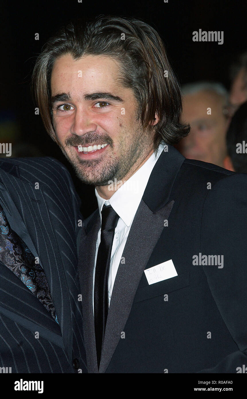 Colin Farrell arriving Alexander Premiere at the Chinese Theatre in Los Angeless. November 16, 2004.FarrellColin002 Red Carpet Event, Vertical, USA, Film Industry, Celebrities,  Photography, Bestof, Arts Culture and Entertainment, Topix Celebrities fashion /  Vertical, Best of, Event in Hollywood Life - California,  Red Carpet and backstage, USA, Film Industry, Celebrities,  movie celebrities, TV celebrities, Music celebrities, Photography, Bestof, Arts Culture and Entertainment,  Topix, headshot, vertical, one person,, from the year , 2004, inquiry tsuni@Gamma-USA.com Stock Photo