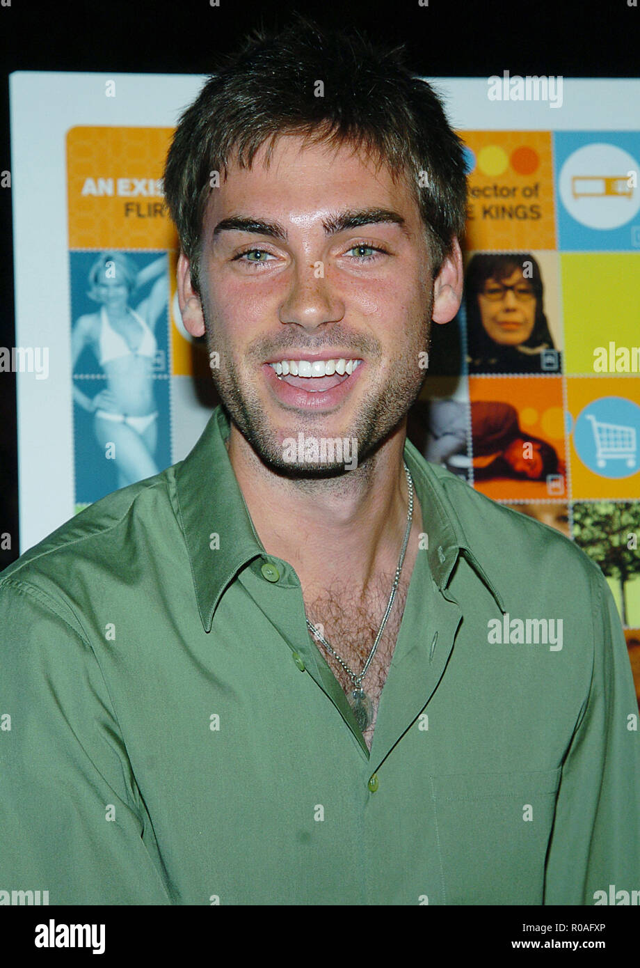 Drew Fuller arriving at the I Love Huckabees Premiere at the Grove Theatre in Los Angeles. January 20, 2004FullerDrew101 Red Carpet Event, Vertical, USA, Film Industry, Celebrities,  Photography, Bestof, Arts Culture and Entertainment, Topix Celebrities fashion /  Vertical, Best of, Event in Hollywood Life - California,  Red Carpet and backstage, USA, Film Industry, Celebrities,  movie celebrities, TV celebrities, Music celebrities, Photography, Bestof, Arts Culture and Entertainment,  Topix, headshot, vertical, one person,, from the year , 2004, inquiry tsuni@Gamma-USA.com Stock Photo