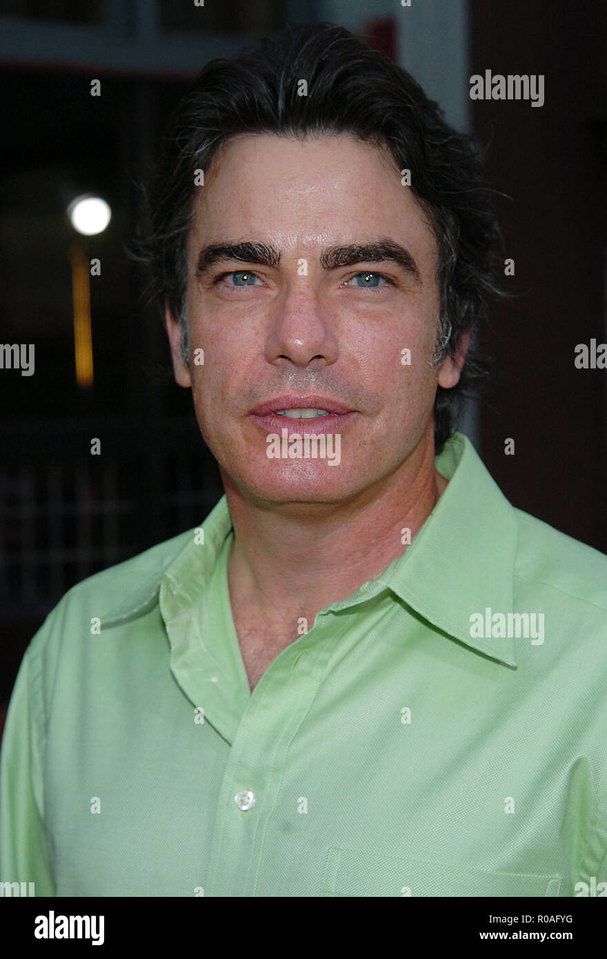 Peter Gallagher (OC) arriving at the 2004 Summer tca Fox All-Star Party on the Fox Lot in Los Angeles. July 16, 2004. GallagherPeter OC 022 Red Carpet Event, Vertical, USA, Film Industry, Celebrities,  Photography, Bestof, Arts Culture and Entertainment, Topix Celebrities fashion /  Vertical, Best of, Event in Hollywood Life - California,  Red Carpet and backstage, USA, Film Industry, Celebrities,  movie celebrities, TV celebrities, Music celebrities, Photography, Bestof, Arts Culture and Entertainment,  Topix, headshot, vertical, one person,, from the year , 2004, inquiry tsuni@Gamma-USA.com Stock Photo