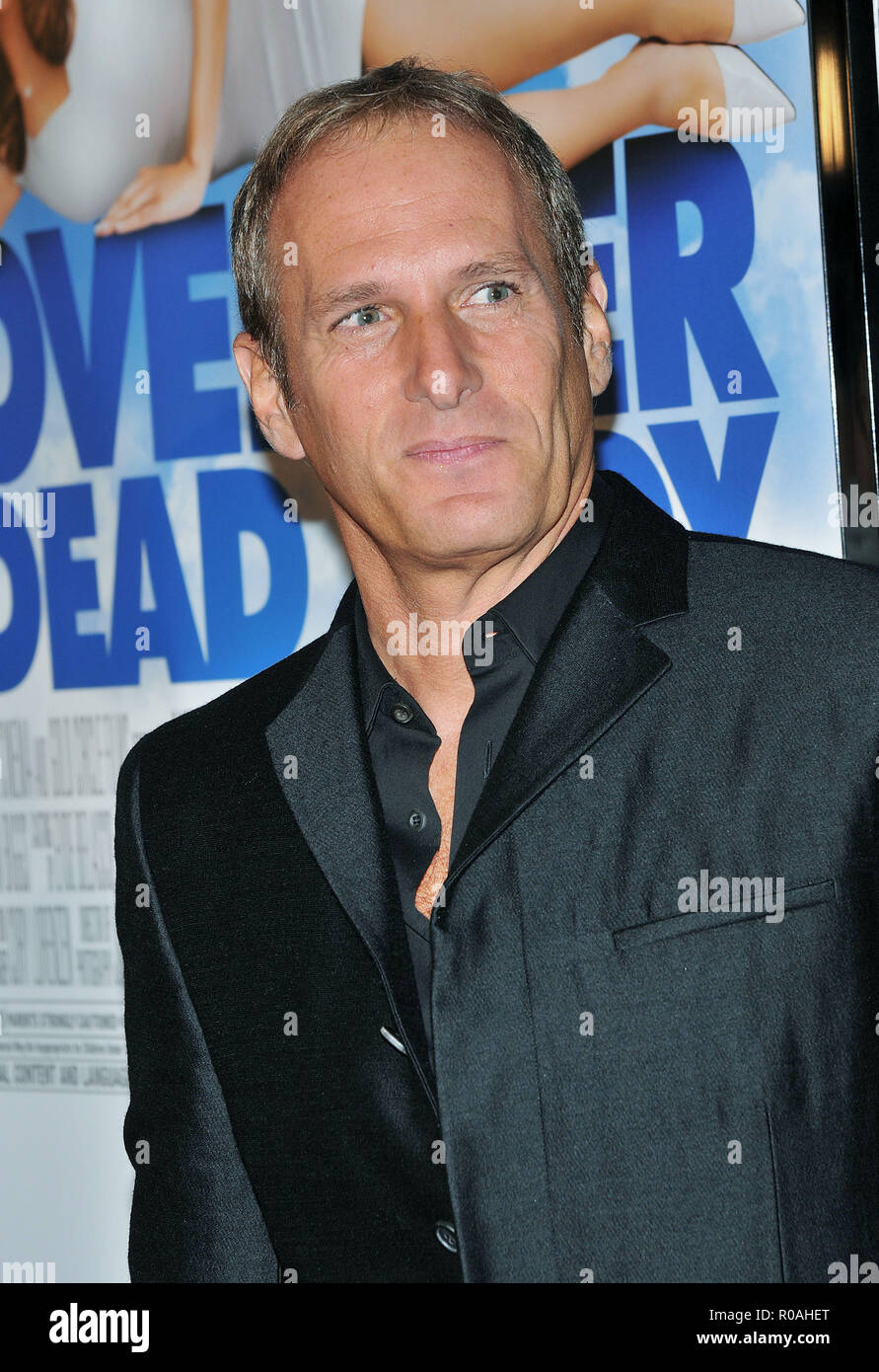 Michael Bolton arriving at the OVER HER DEAD BODY Premiere at the