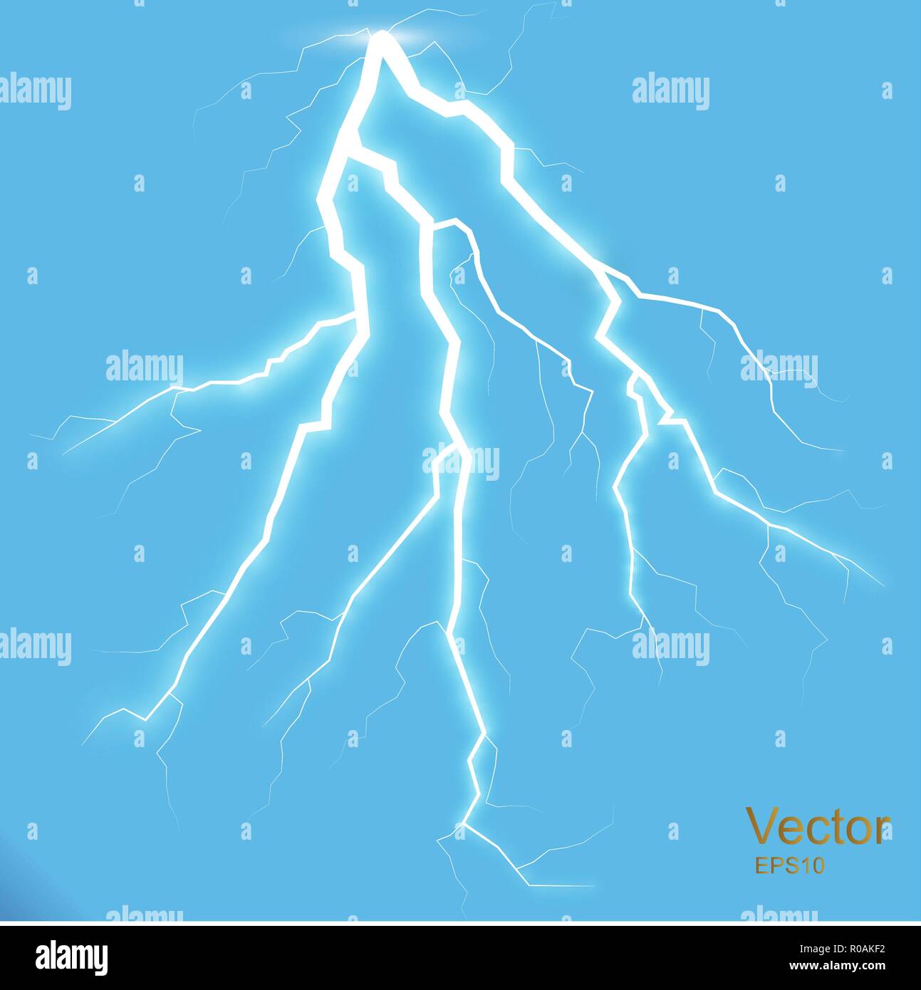 Storm with Lightning isolated on transparent background Stock Vector ...