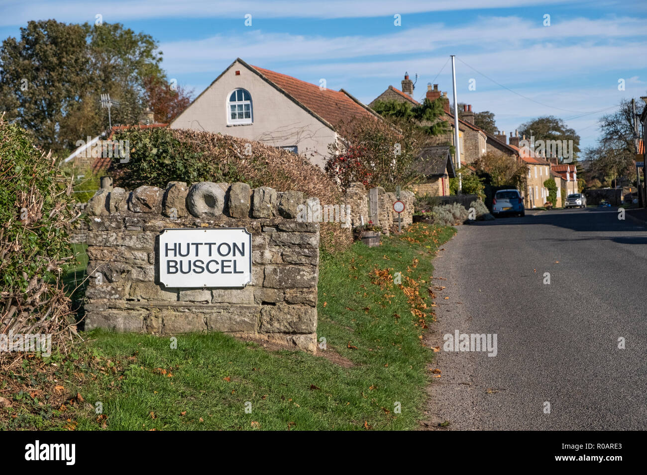 The North Yorkshire Village of Hutton Buscel Stock Photo Alamy