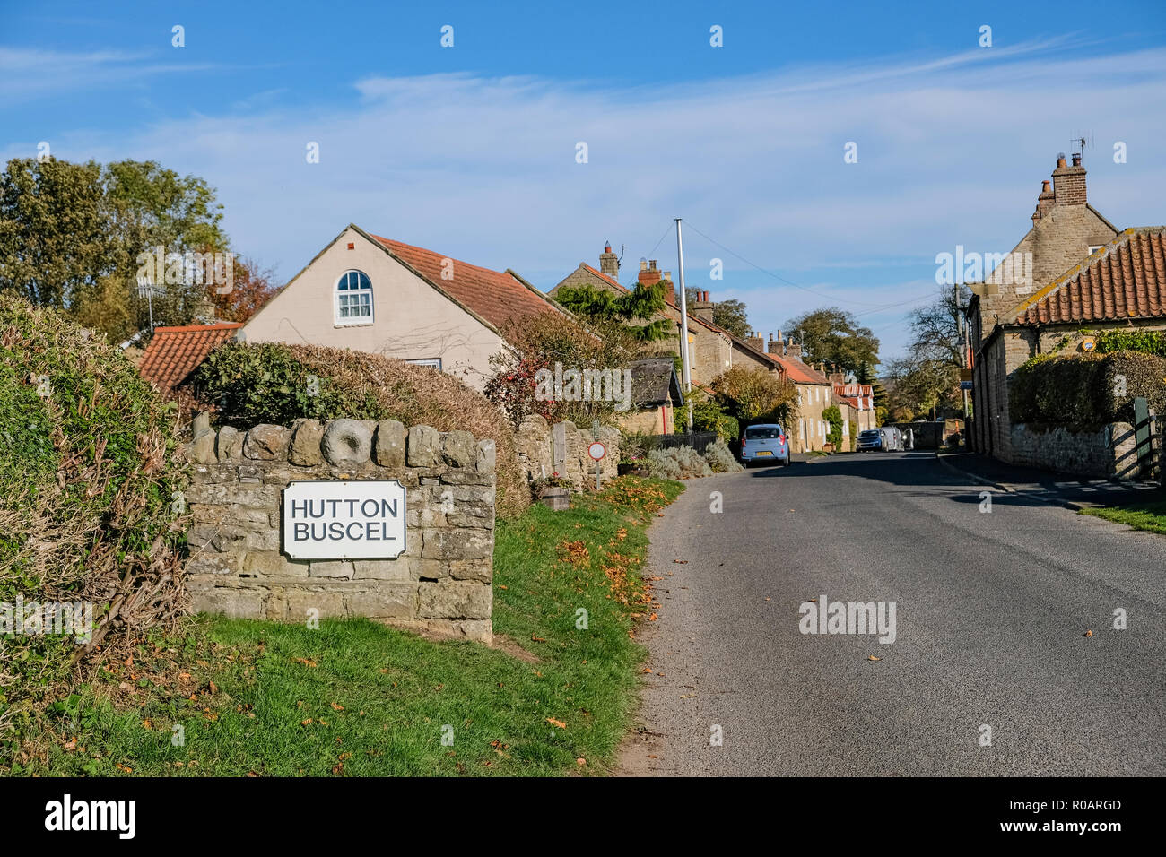 The North Yorkshire Village of Hutton Buscel Stock Photo Alamy