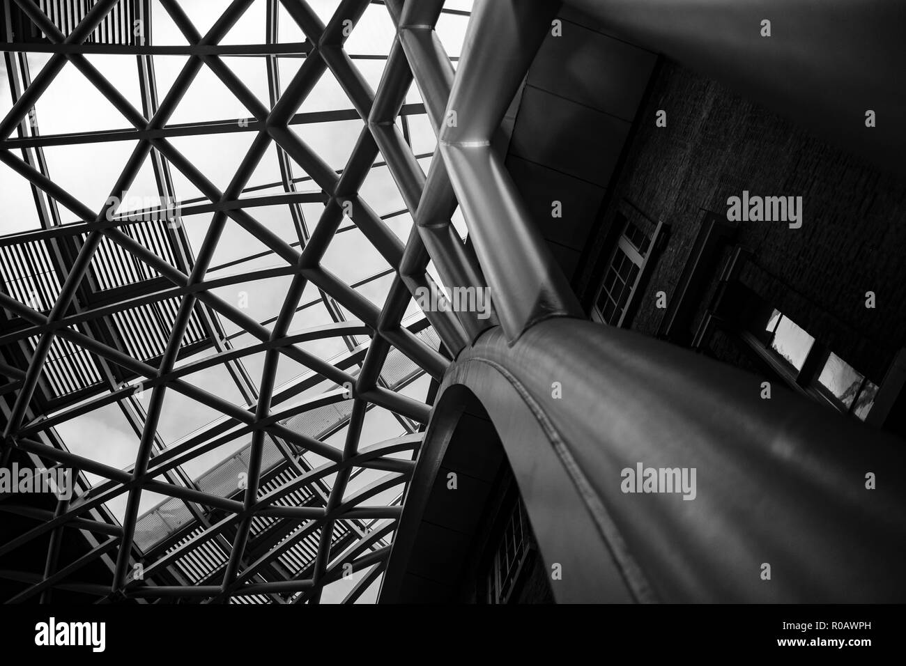 The Architecture in Kings Cross Station, London, UK Stock Photo