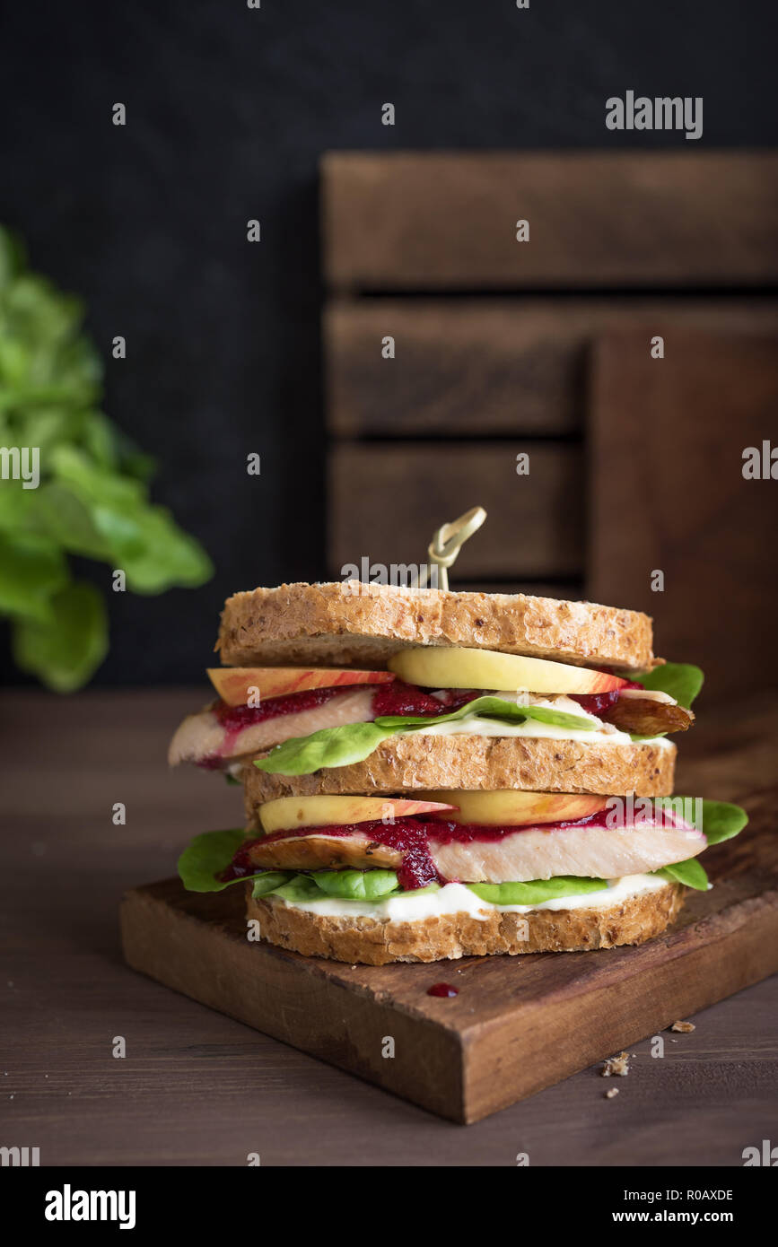 Chicken stuffing sandwich hires stock photography and images Alamy