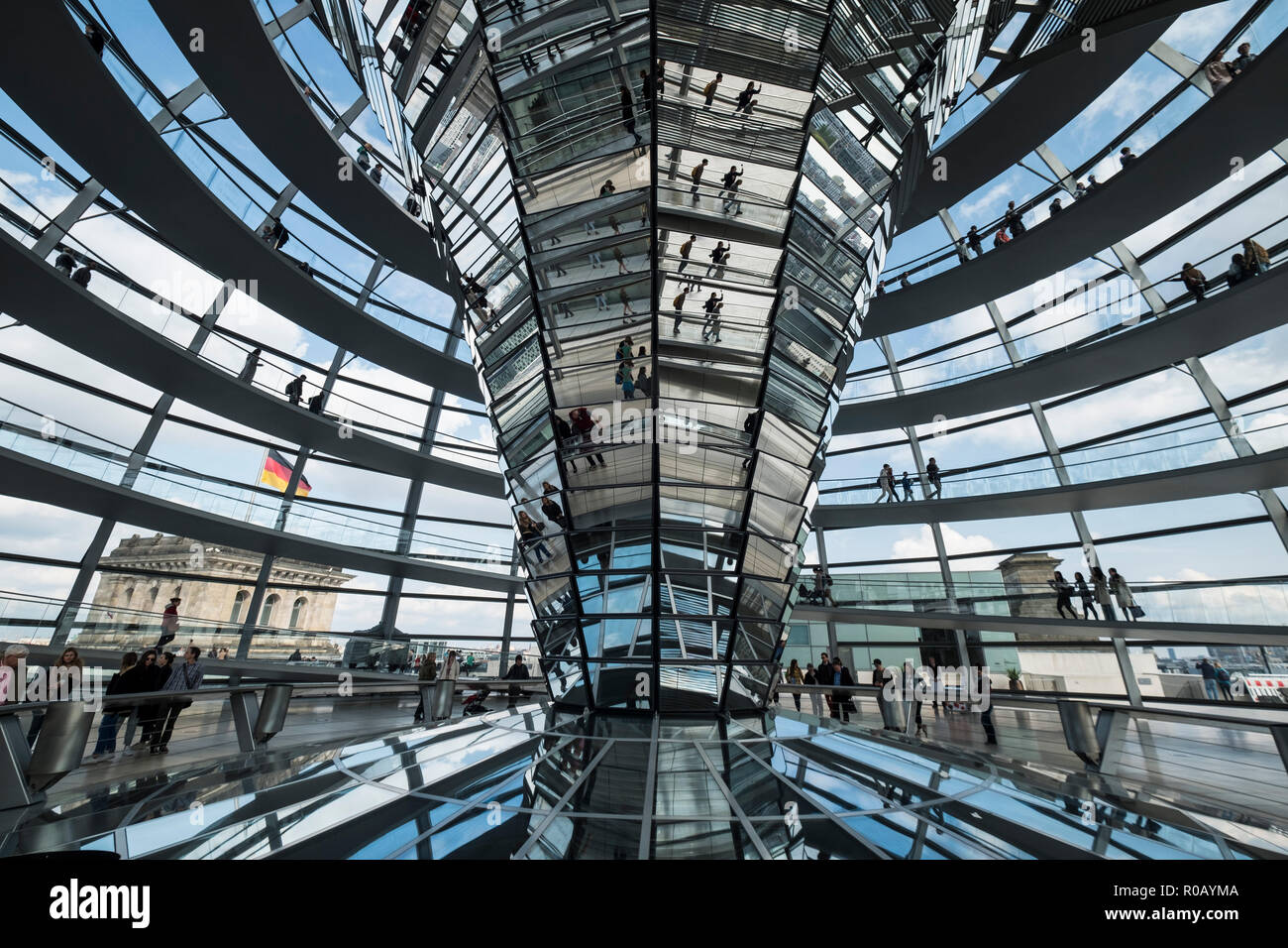The Reichstag Dome, Berlin, Germany Stock Photo