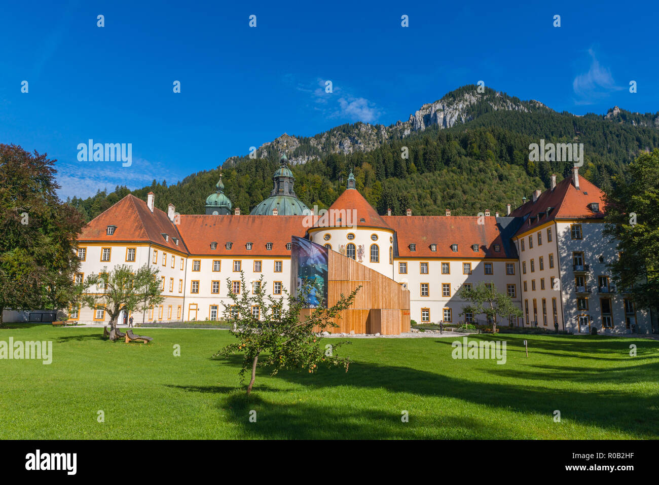 Kloster Ettal, Ettal, Bayern, Deutschland Stock Photo