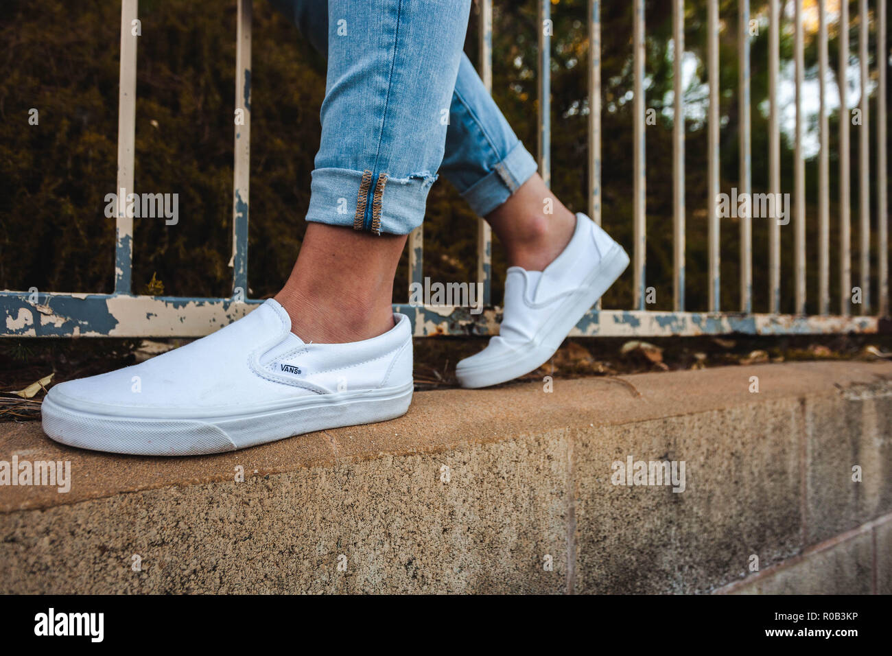 Vans shoes street hi-res stock photography and images - Alamy
