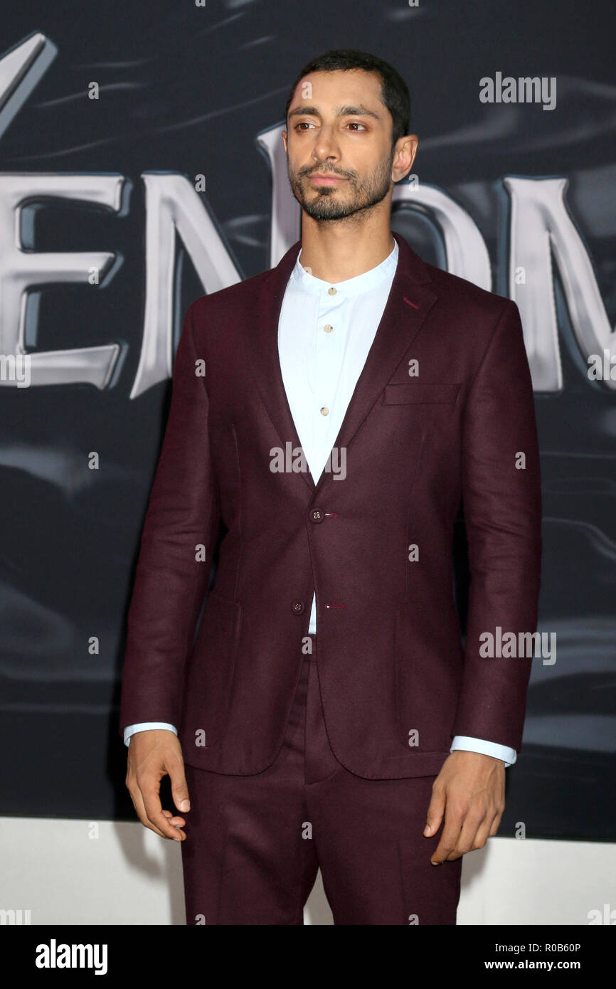 Vemon Riz 'Venom' LA Premiere at the Village Theater Featuring: Riz Ahmed Where ...