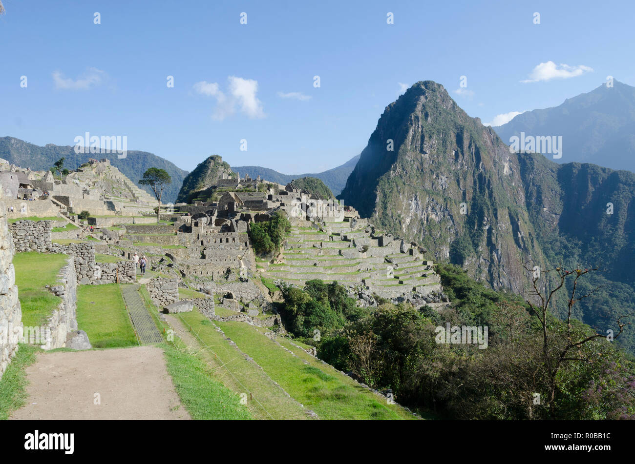 Machu Pichu and Huayna Pichu, Peru Stock Photo