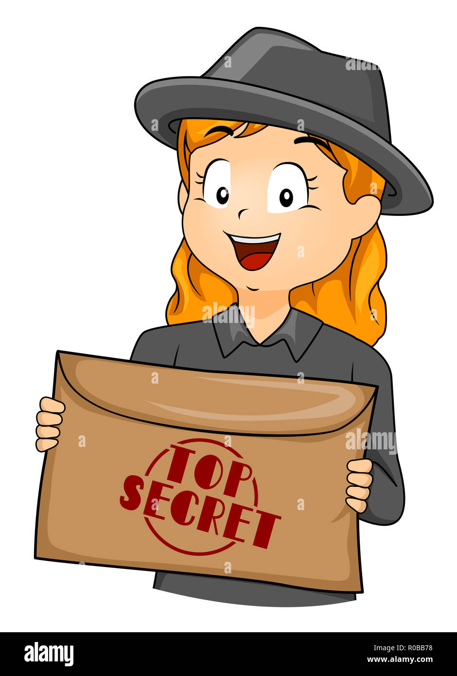 Illustration Of A Kid Girl In Secret Agent Costume Receiving An Envelope Labeled As Top Secret Stock Photo Alamy Illustration Of A Kid Girl In Secret Agent Costume Receiving An Envelope Labeled As Top Secret Stock Photo Alamy
