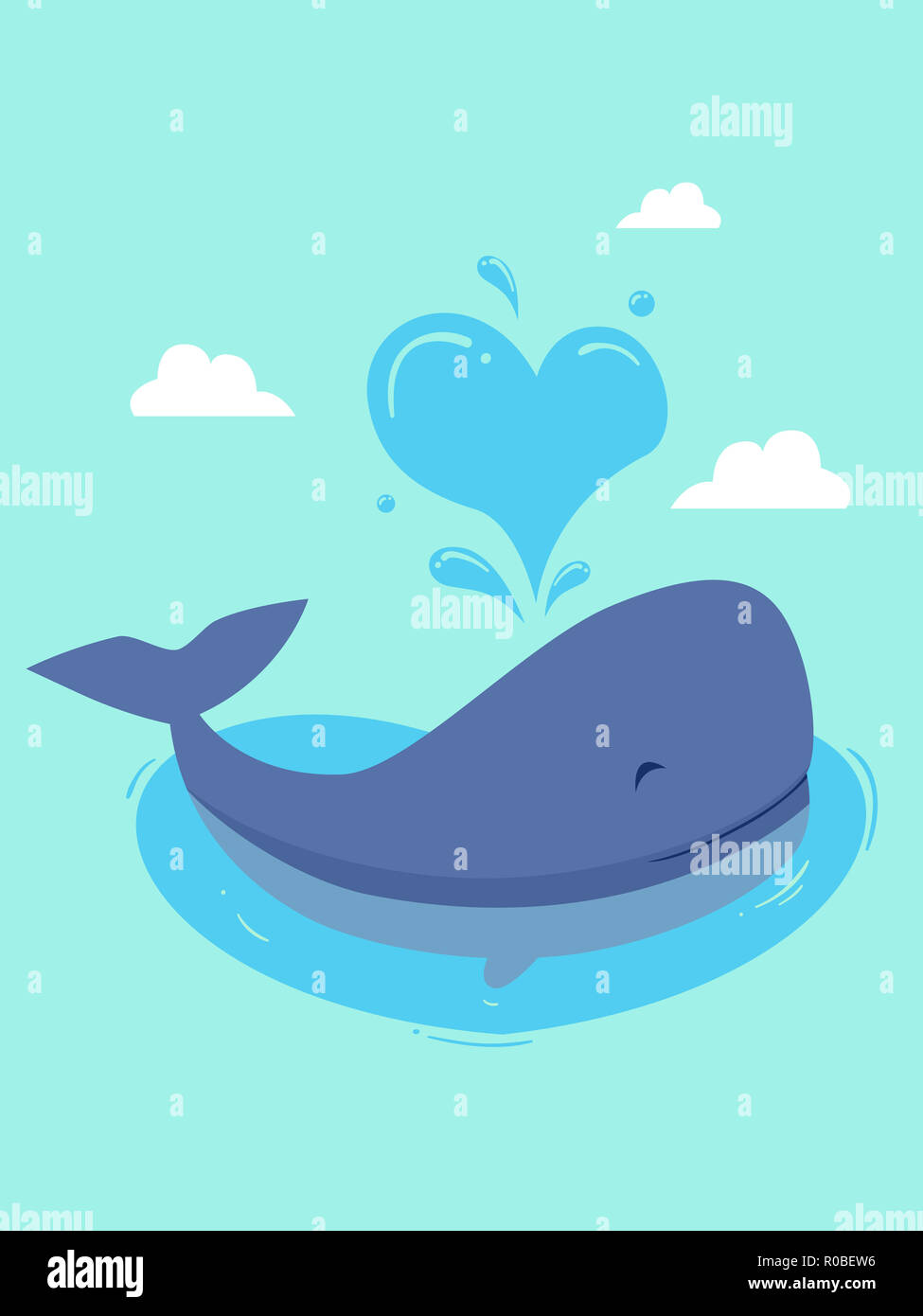 blue whale heart diagram