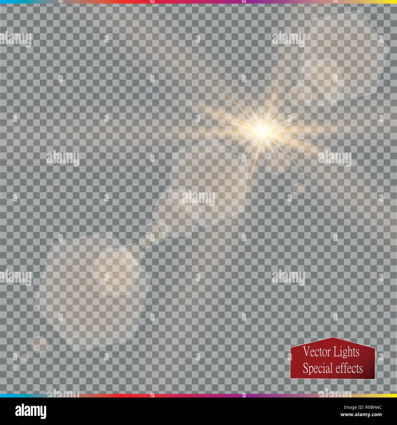 Vector transparent sunlight special lens flare light effect Stock ...