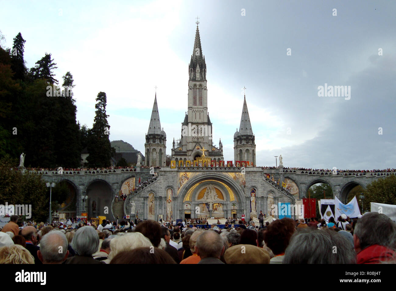 Castle lourdes pyrenees france 19th hi-res stock photography and images ...