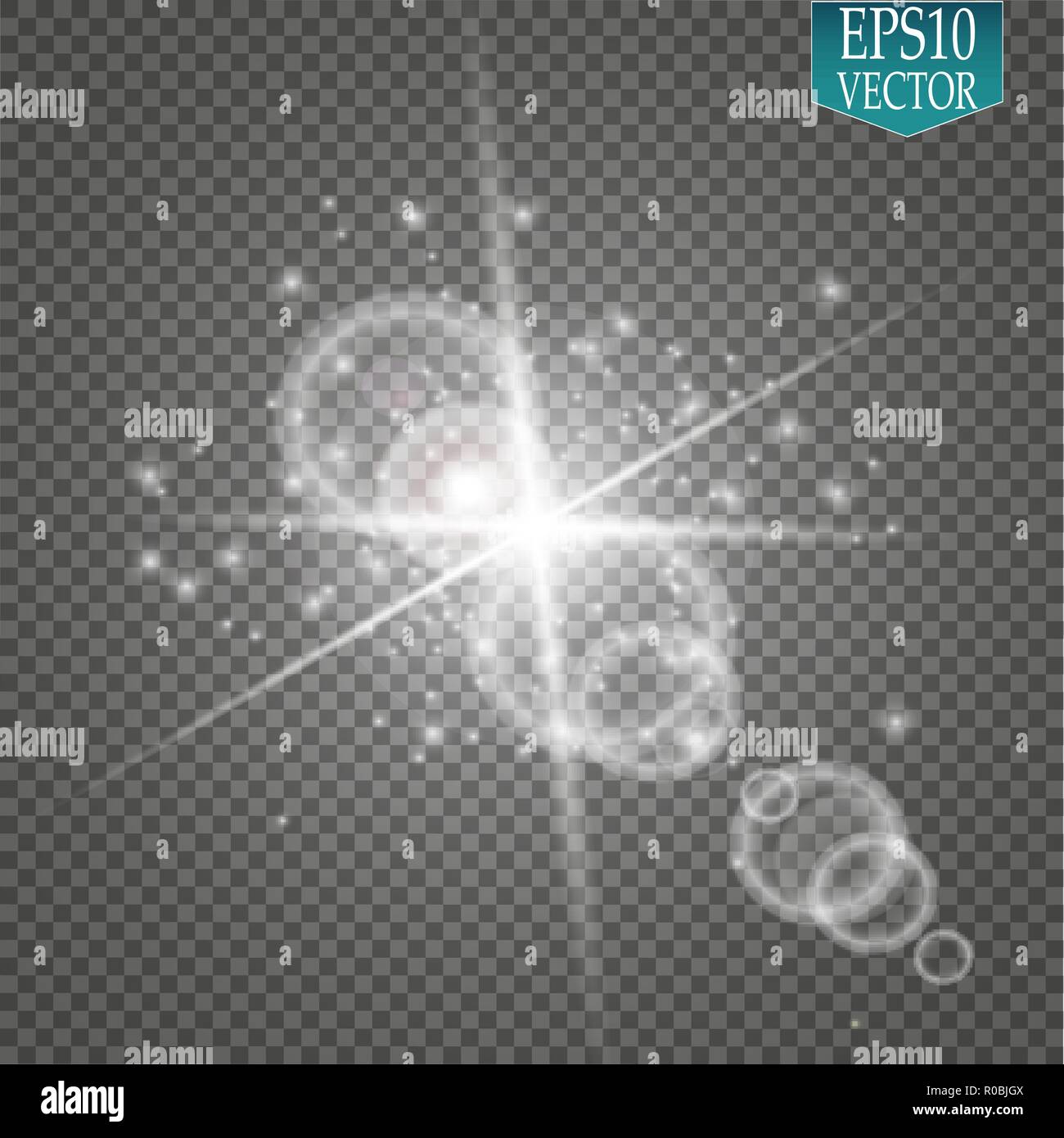 Vector transparent sunlight special lens flare light effect Stock ...