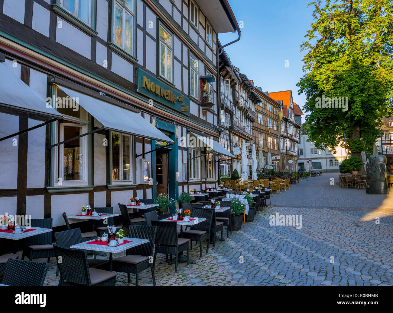 Historic City in Goslar, UNESCO World Heritage Site, Goslar, Harz, Lower Saxony, Germany, Europe Stock Photo