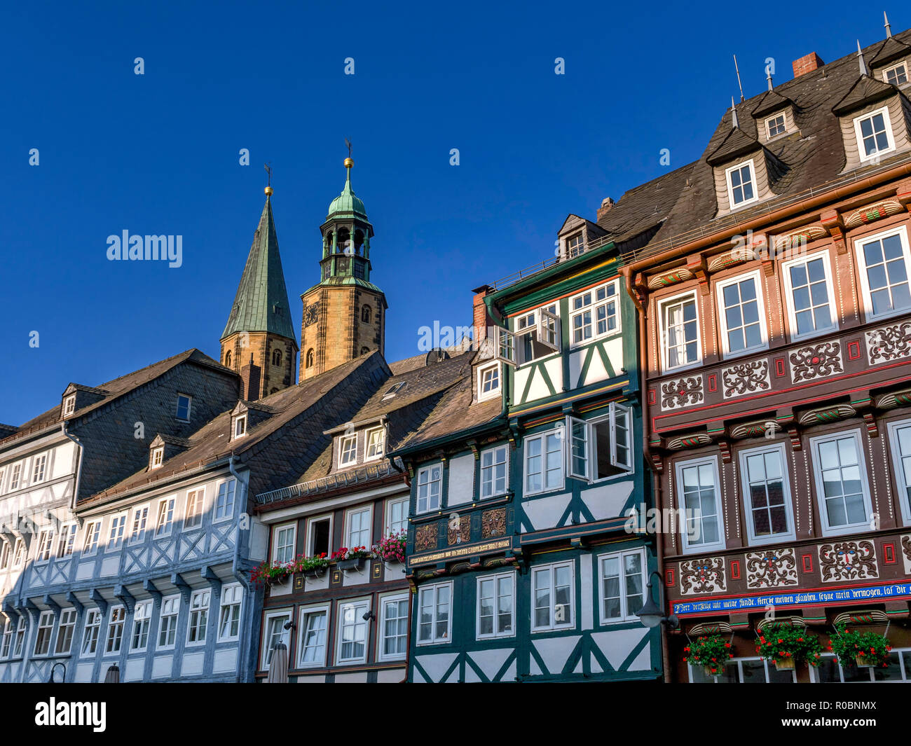Market Church St. Cosmas and Damian, Historic City in Goslar, UNESCO World Heritage Site, Goslar, Harz, Lower Saxony, Germany, Europe Stock Photo