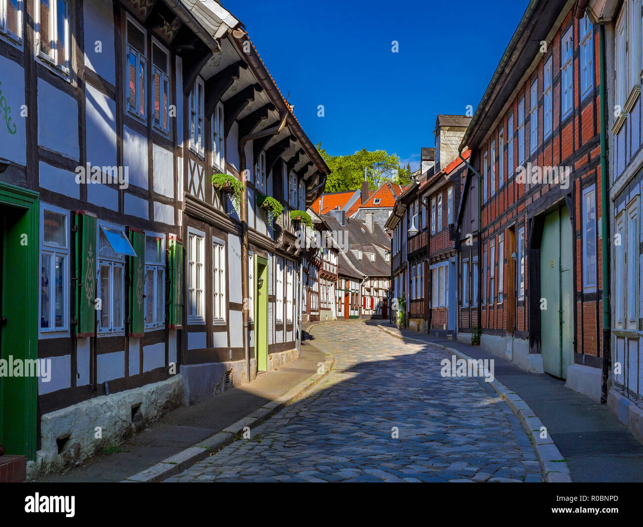 Historic City in Goslar, UNESCO World Heritage Site, Goslar, Harz, Lower Saxony, Germany, Europe Stock Photo