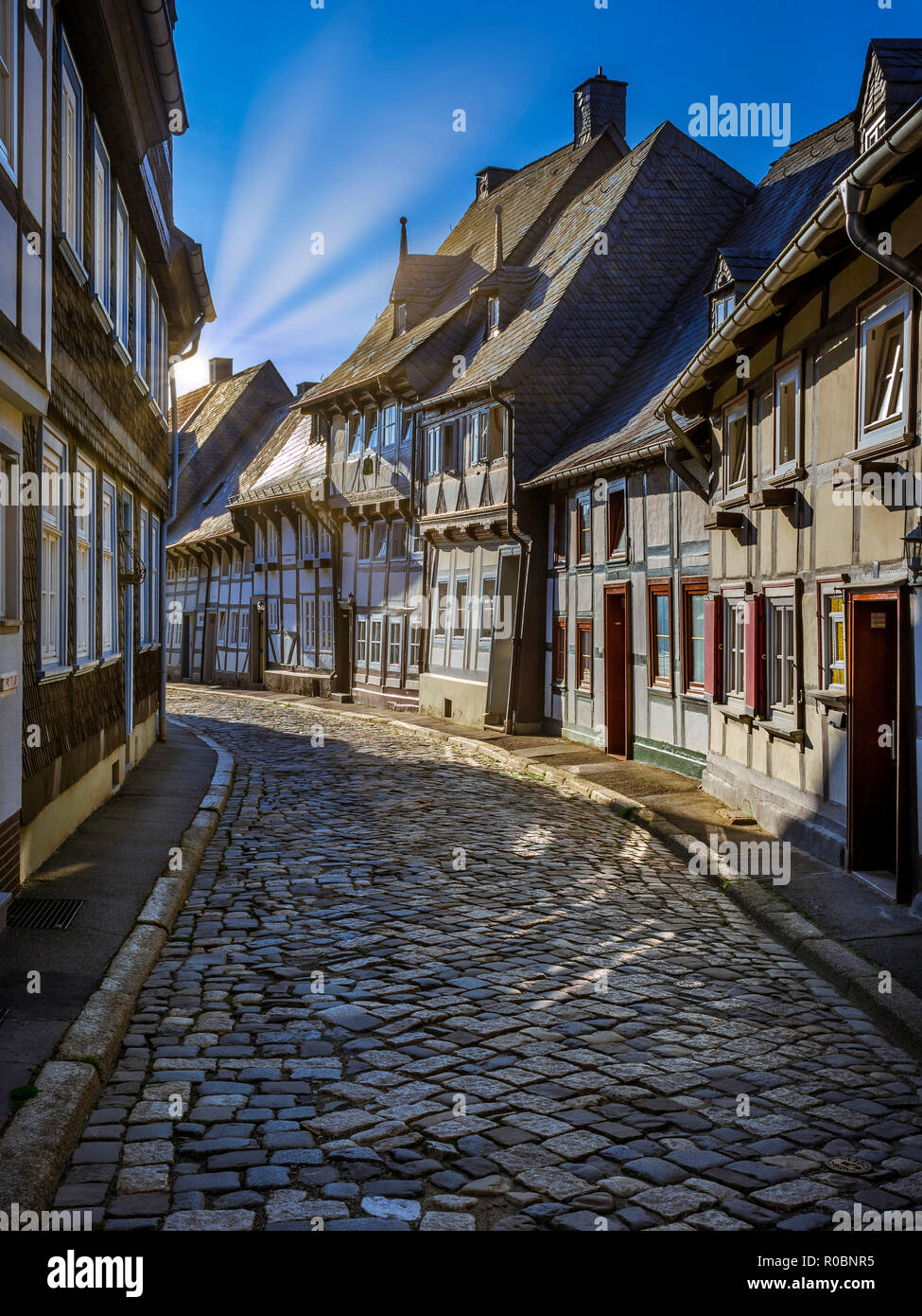 Historic City in Goslar, UNESCO World Heritage Site, Goslar, Harz, Lower Saxony, Germany, Europe Stock Photo