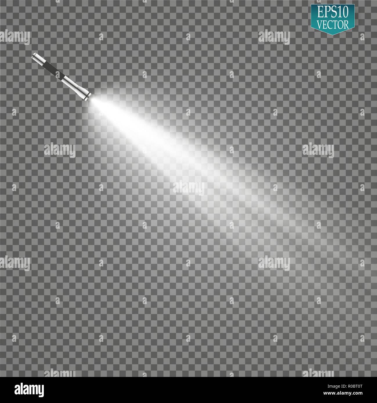 Interior flashlight on white Stock Vector Images - Alamy